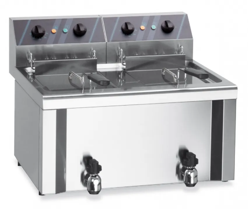FRITEUSE ELECTRIQUE 2 CUVE 8-9 LT+8-9 LT MBM EF8+8B
