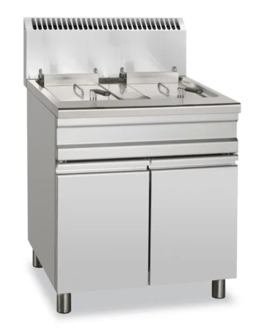 FRITEUSE GAZ 2 CUVE 14+14  LT MBM GF15+15S