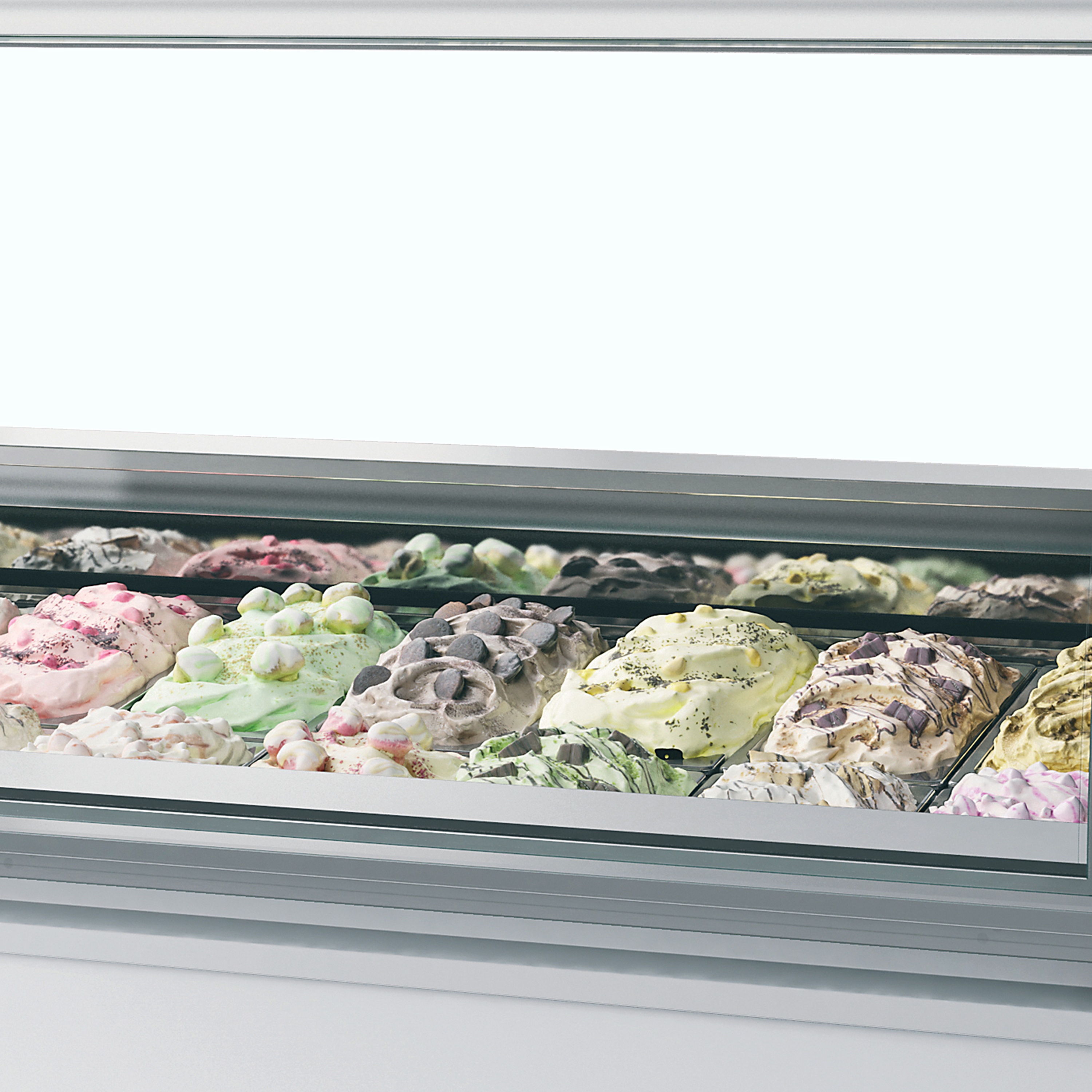 Vitrine ventilée pour glace en bac TEFCOLD-MILLENNIUM LX18