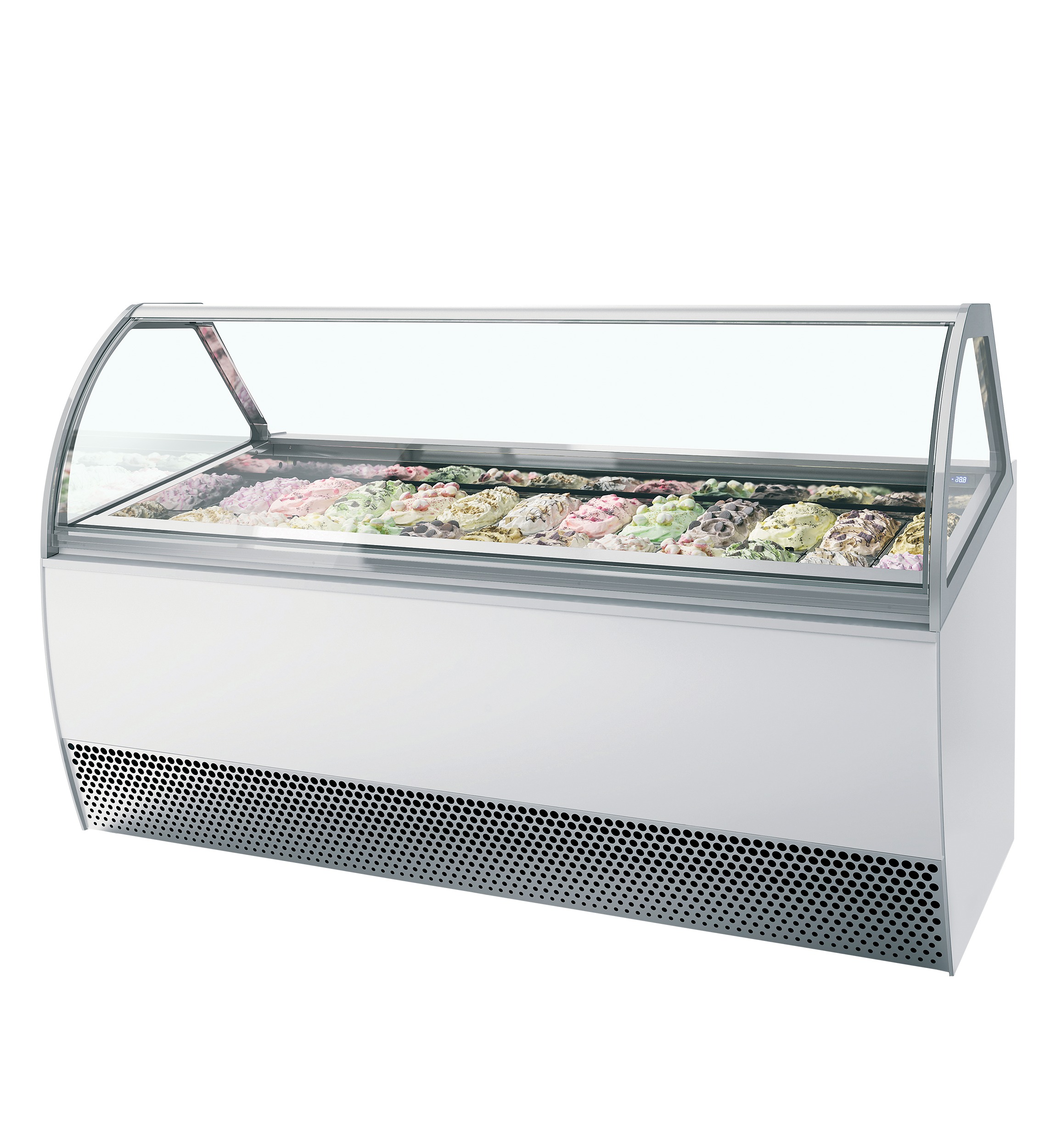 Vitrine ventilée pour glace en bac TEFCOLD-MILLENNIUM LX24