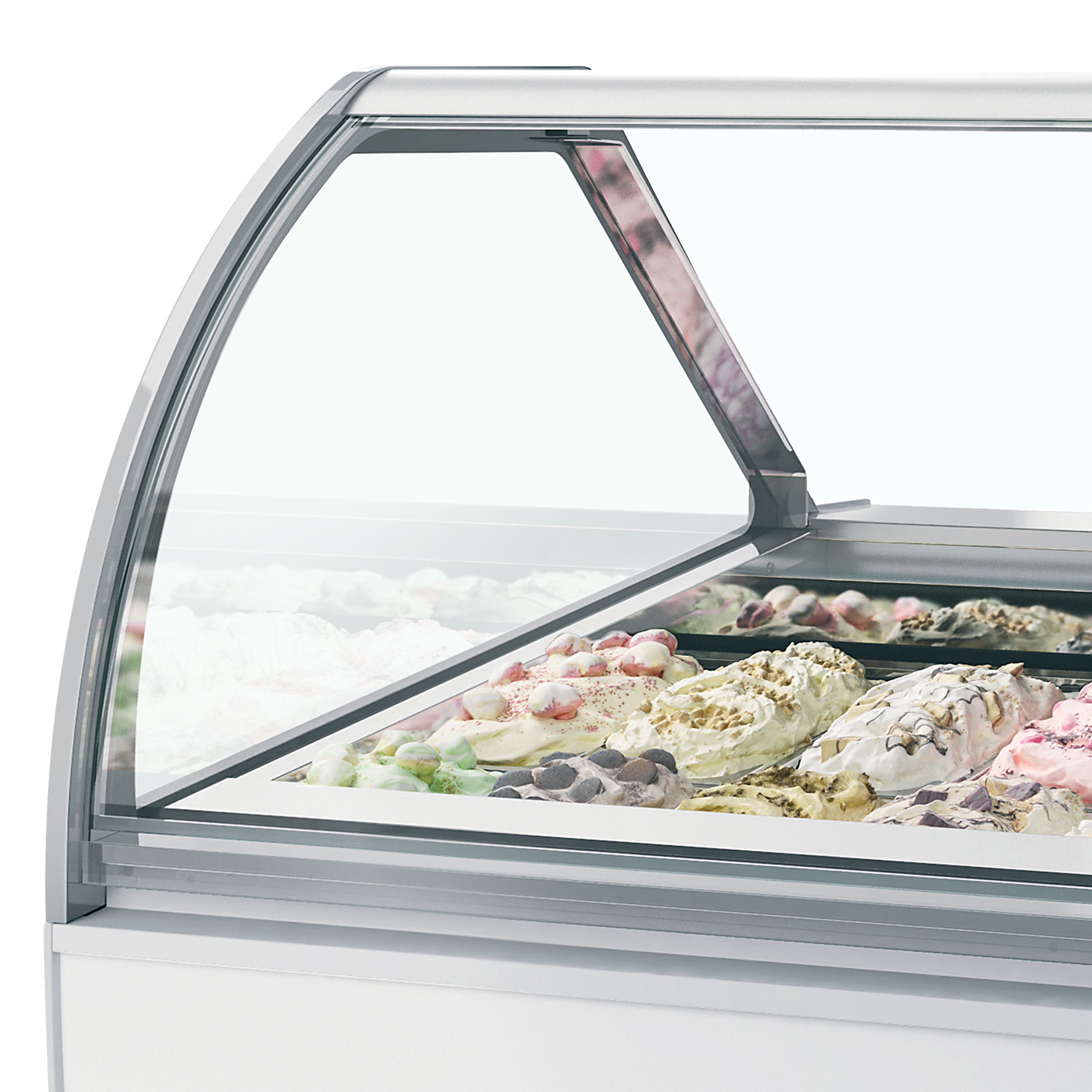 Vitrine ventilée pour glace en bac TEFCOLD-MILLENNIUM LX24