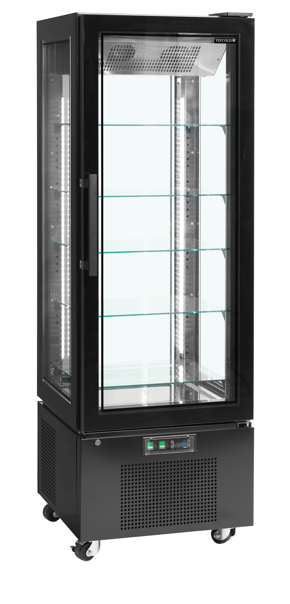 Armoire vitrée réfrigérée (froid positif) TEFCOLD-UPD400-C