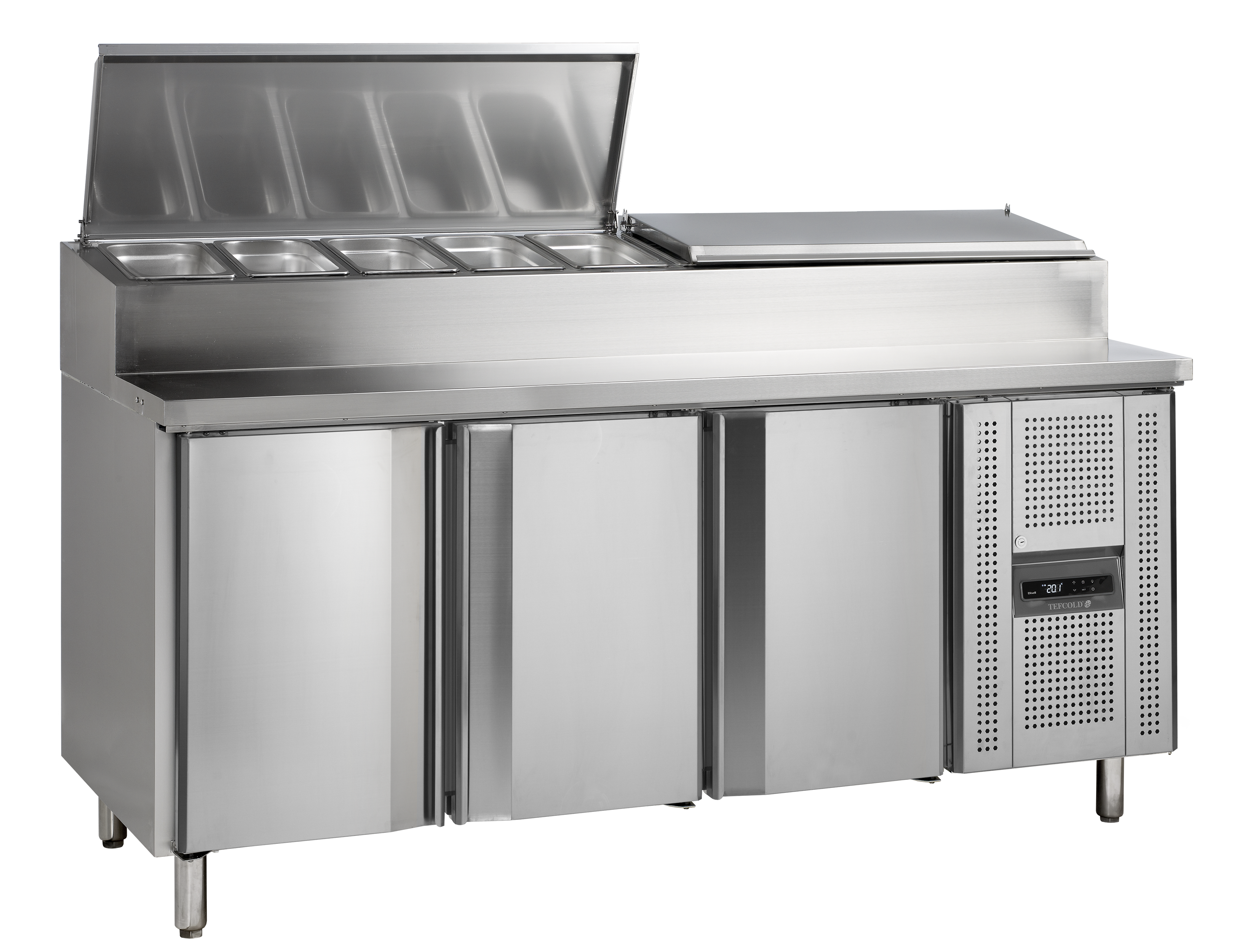 Comptoir de préparation de sandwich GN1/1 TEFCOLD-SS7300