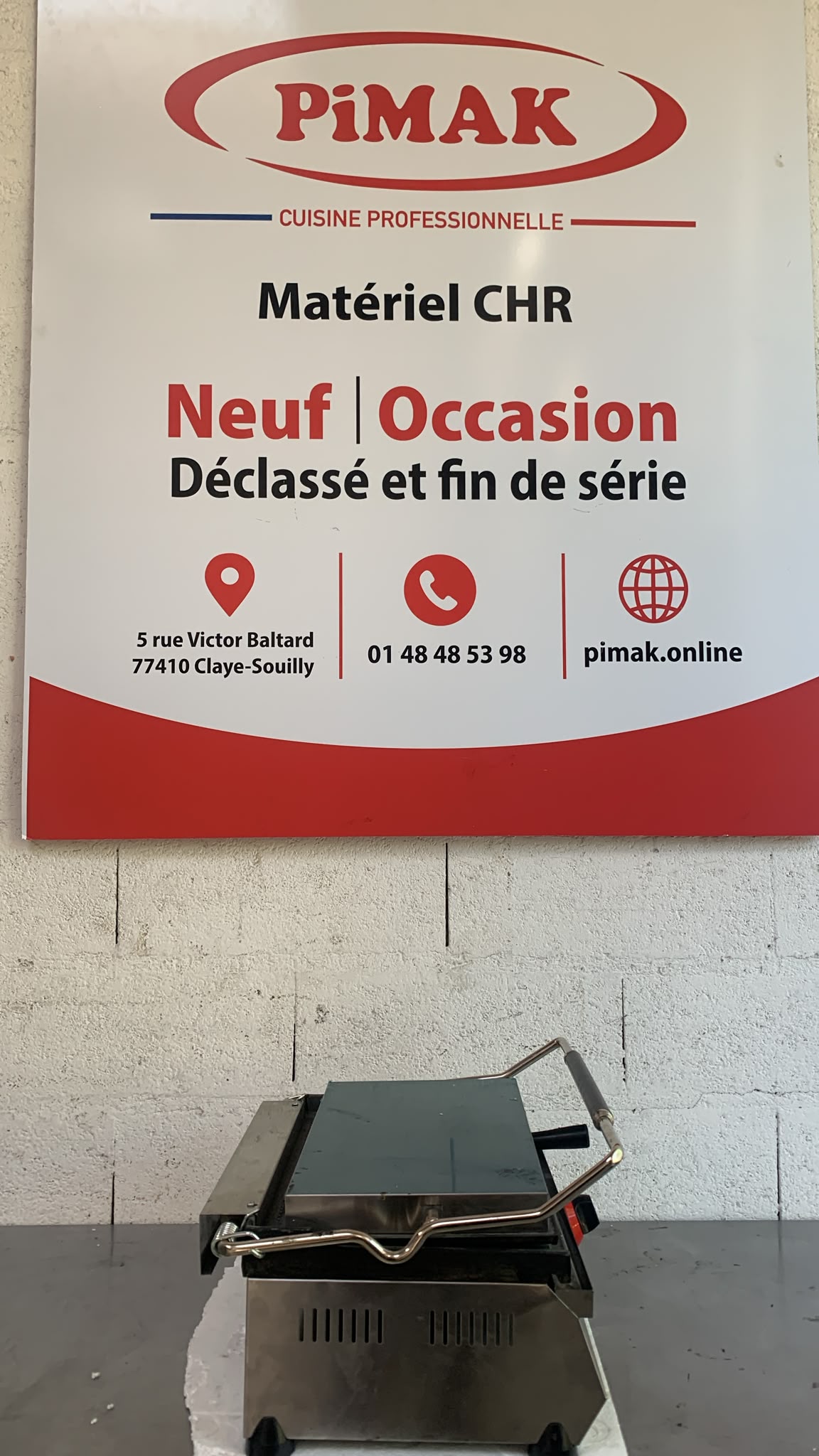 Grill Panini à gaz REMTA, certifié CE R121 A