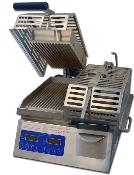 Grill à contact rainurée avec double presses PRINCE CASTLE CG14G-2T
