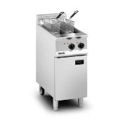 Friteuse électrique double cuve OPUS 800 - 2 x 9 litres 14kW avec resistances relevables LINCAT OE8105