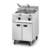 Friteuse électrique double cuve OPUS 800 - 2 x 15 litres 24kW avec resistances relevables LINCAT OE8113