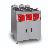 Friteuse triple cuve FRIFRI SUPER EASY avec filtration - 3 x 9 litres largeur 600mm FRIFRI SL-633-H33-G0