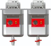 Friteuse encastrable double cuve FRIFRI SUPER EASY avec filtration - 2 x 14 litres largeur 600mm FRIFRI SD-622-H32-G0