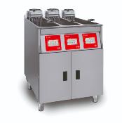 Friteuse triple cuve FRIFRI TOUCH avec filtration - 3 x 9 litres largeur 600mm FRIFRI TL-633-M33-G0