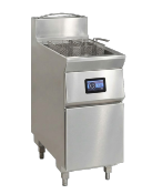 Friteuse gaz technologie KIREHEAT 27 litres 30kW - largeur 400mm KIREMKO HRF2