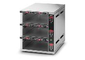 Coffre de maintien chaud - 3 niveaux - 6 bacs avec timer/minuterie LINCAT HHB13100T