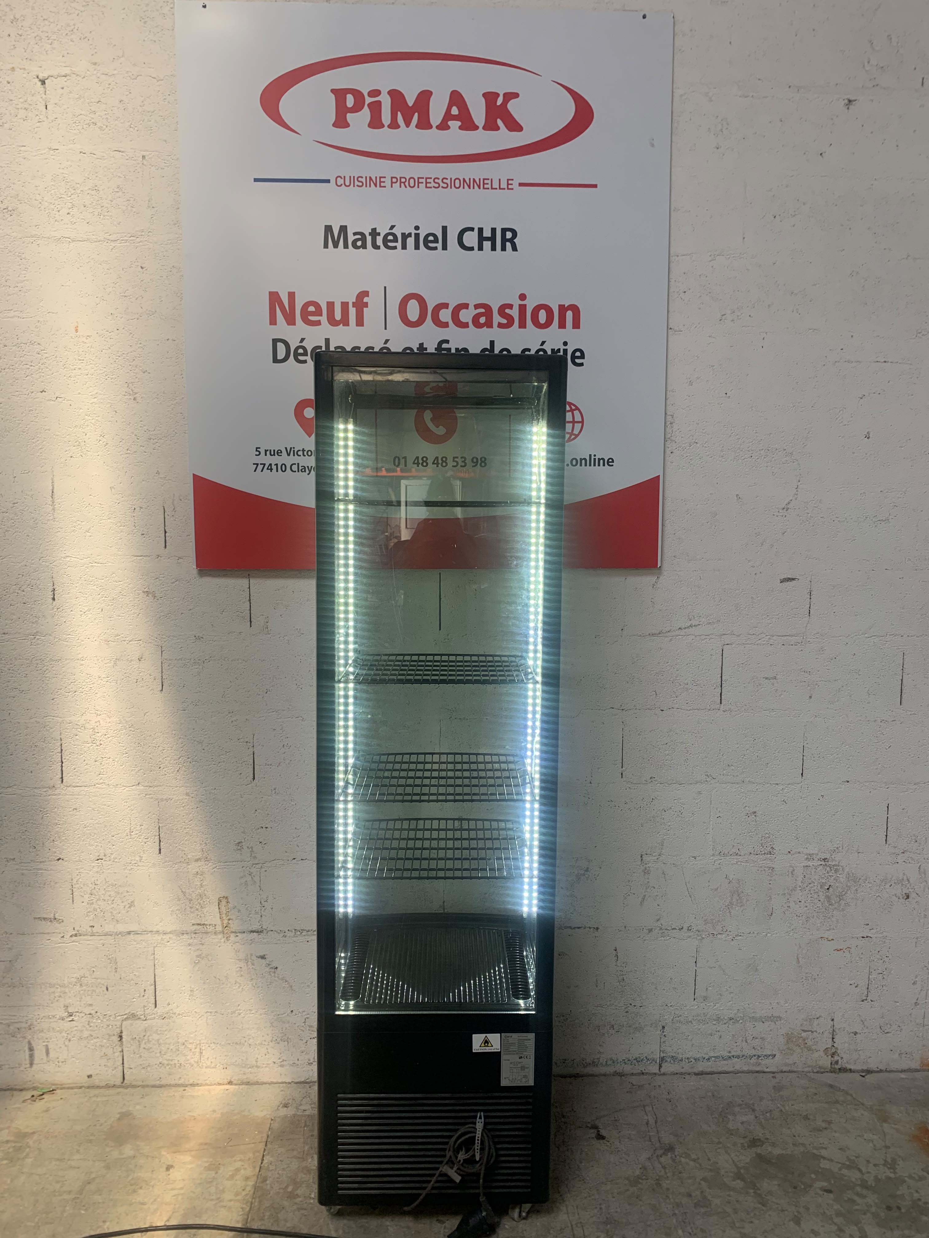 Vitrine réfrigérée panoramique CARAT – 280 L – LSC 300 B