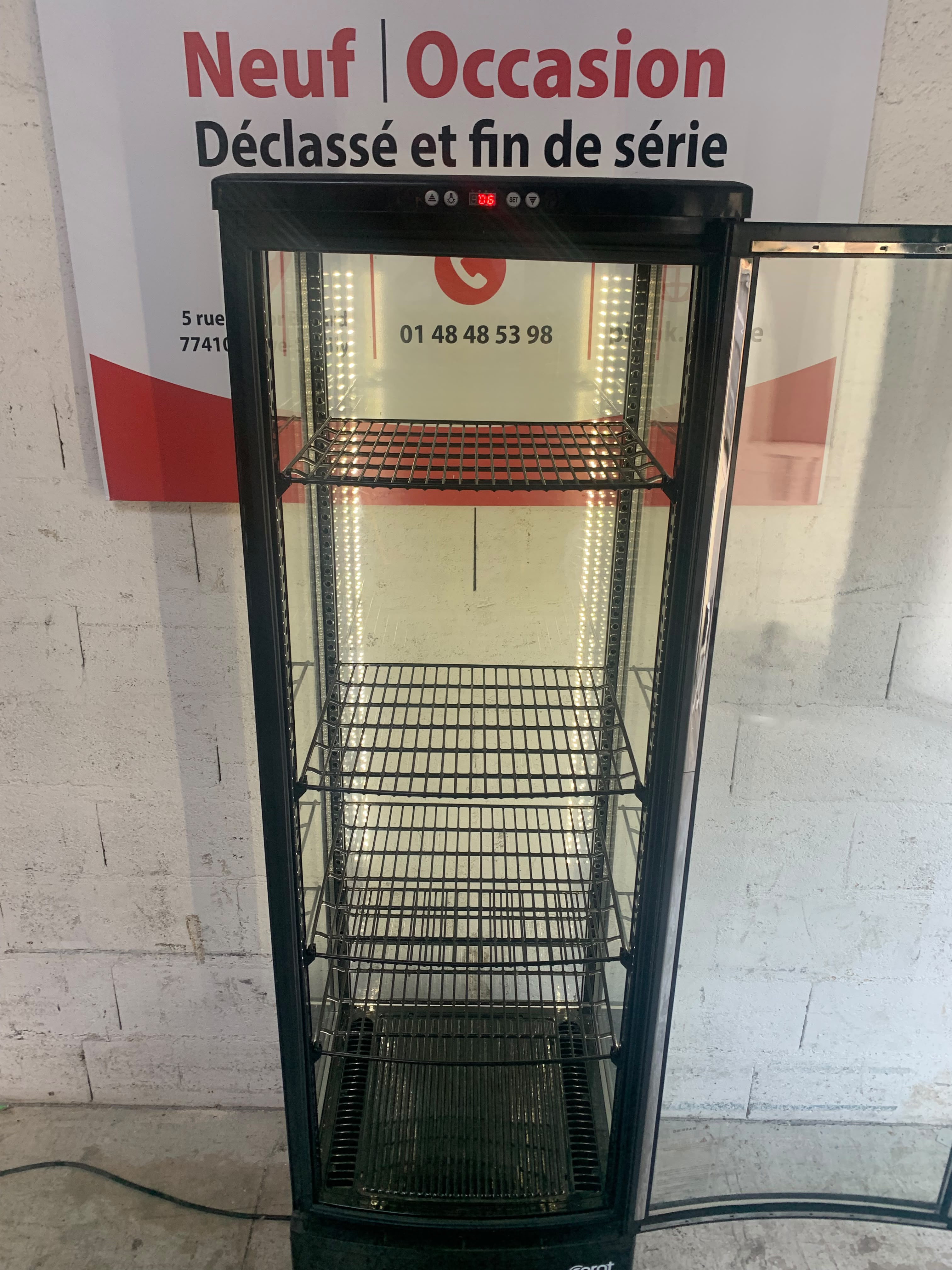 Vitrine réfrigérée panoramique CARAT – 280 L – LSC 300 B
