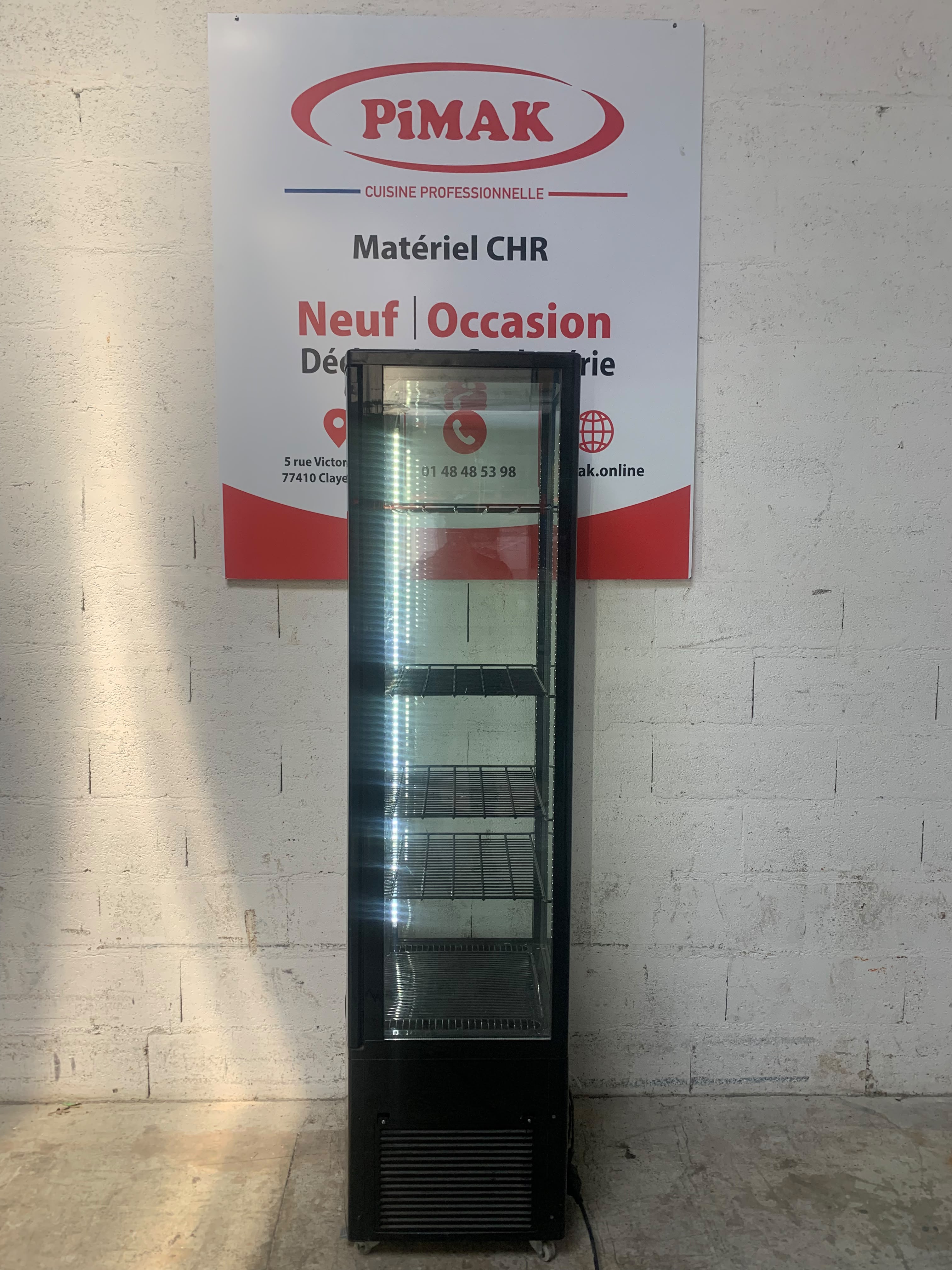 Vitrine réfrigérée panoramique CARAT – 280 L – LSC 300 B