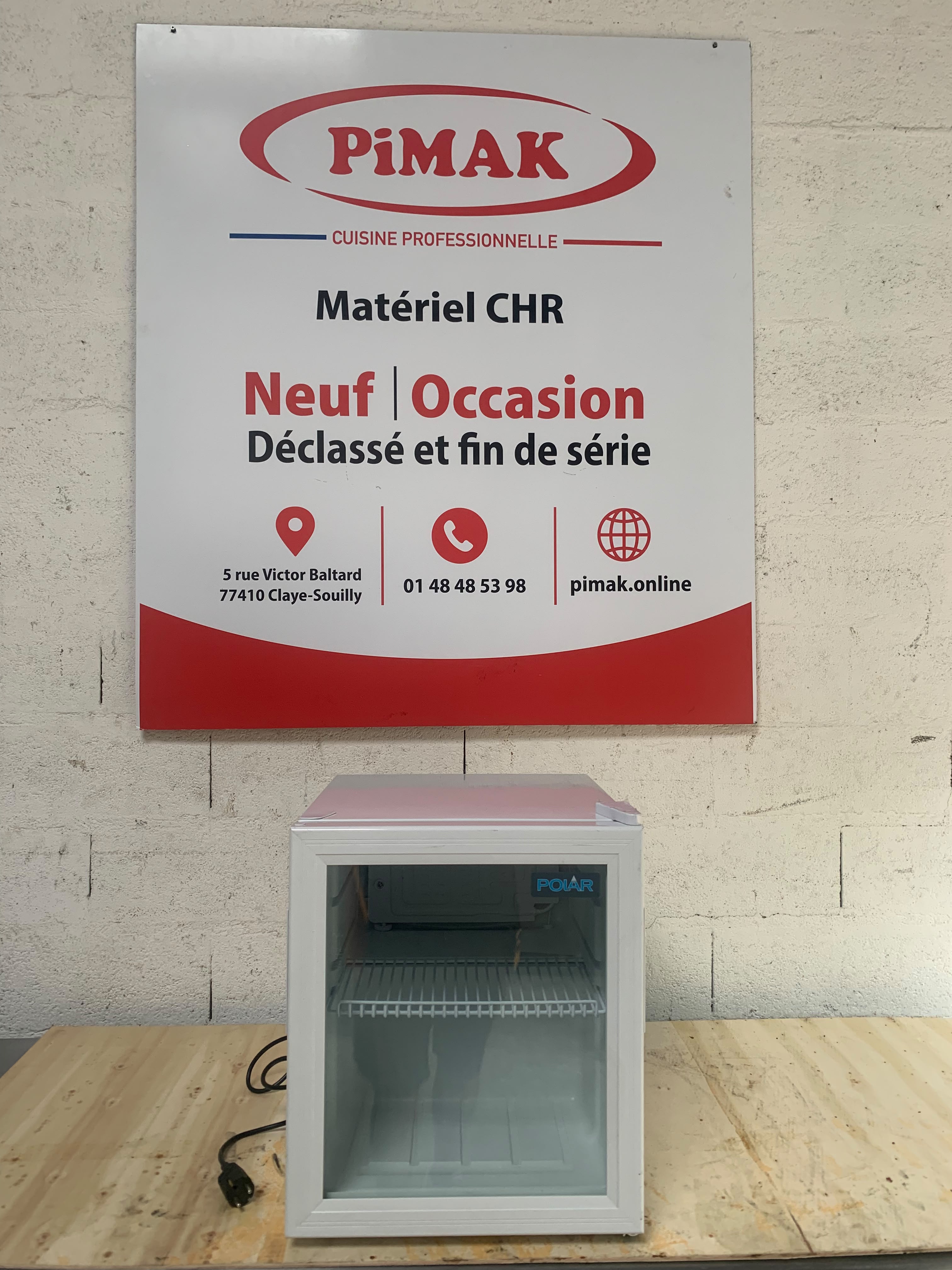 Vitrine réfrigérée de comptoir Polar Série C – 46 L – DM071