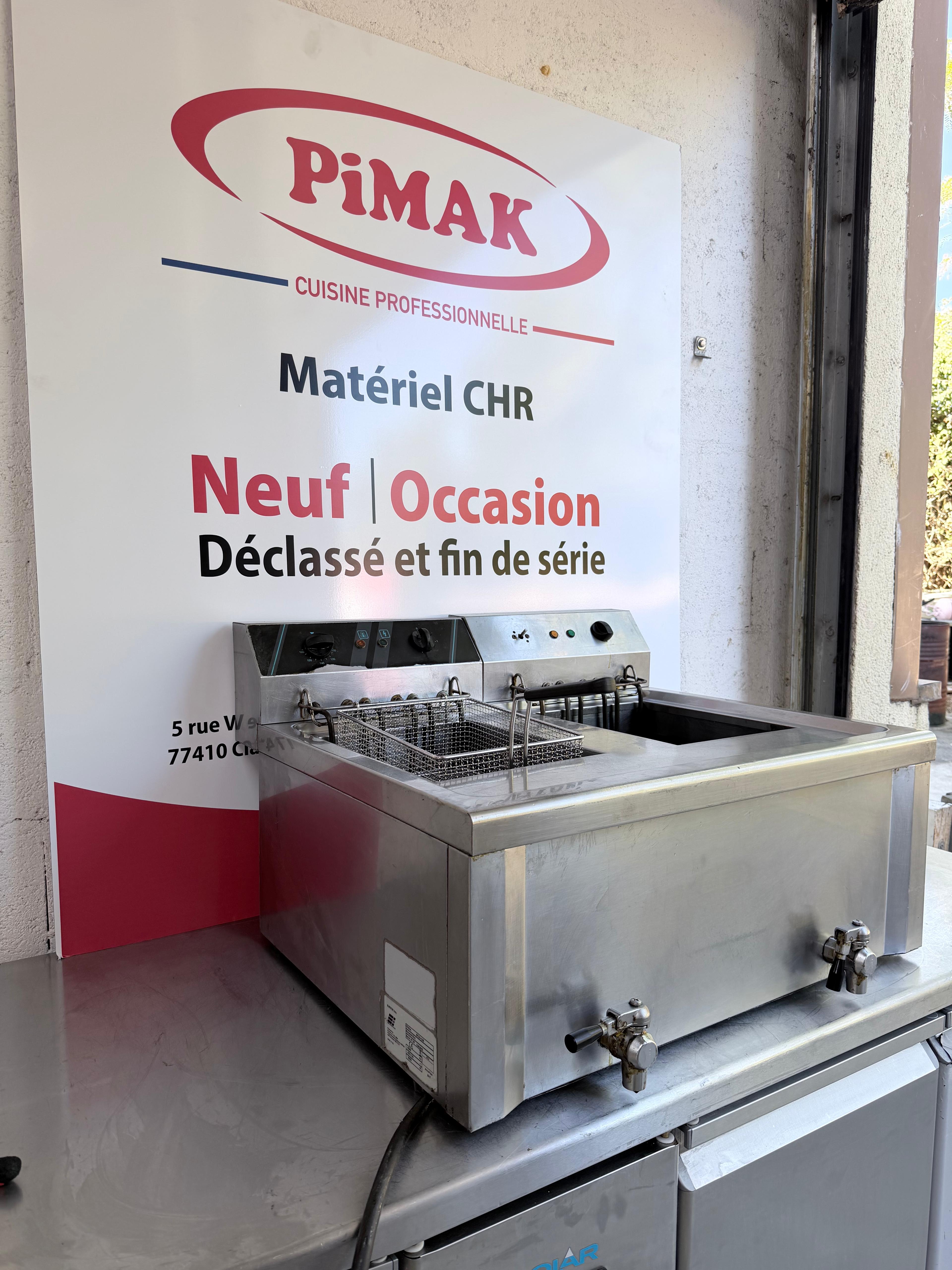 Friteuse électrique professionnelle à poser MBM EF12+12B