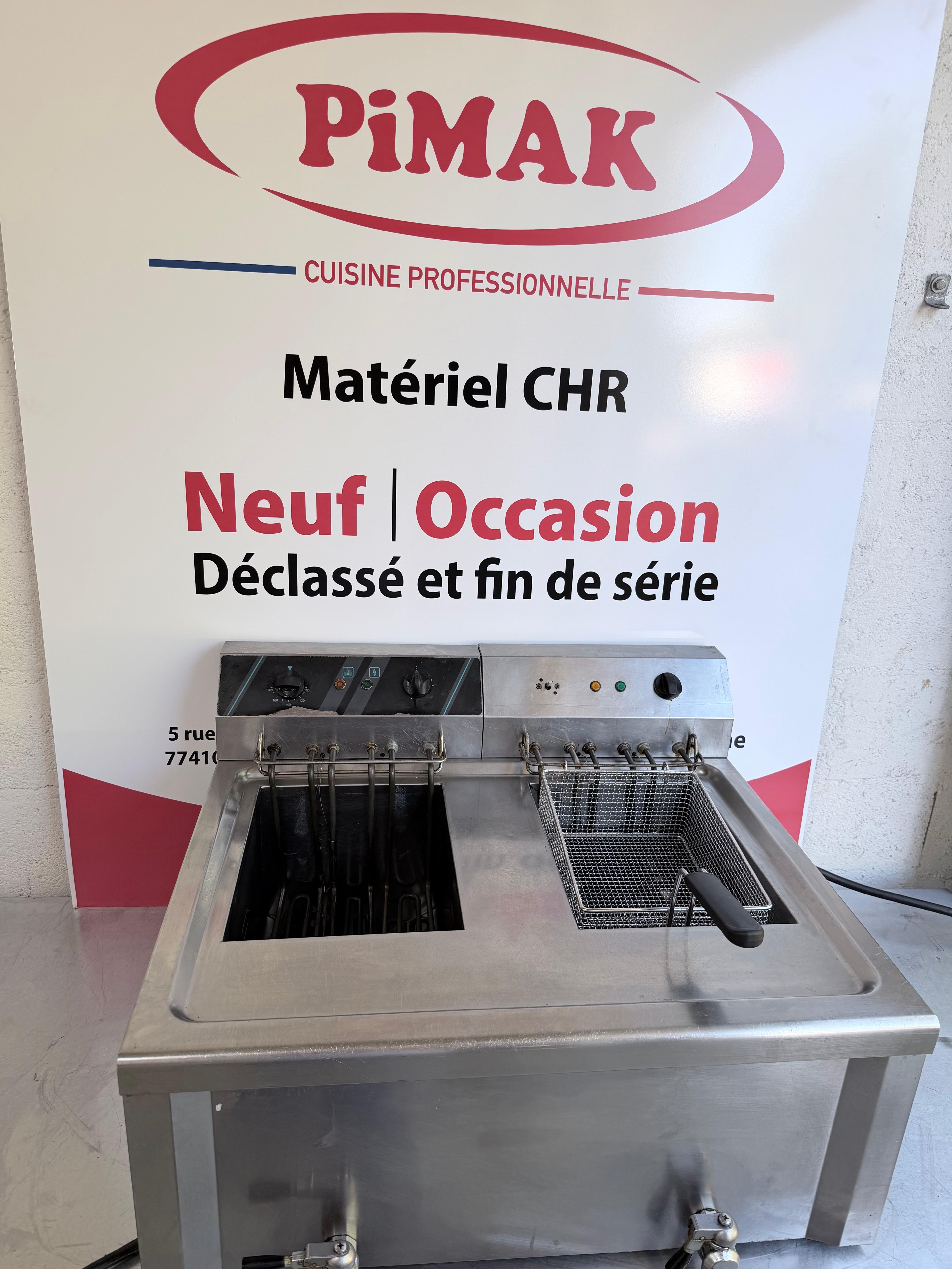 Friteuse électrique professionnelle à poser MBM EF12+12B