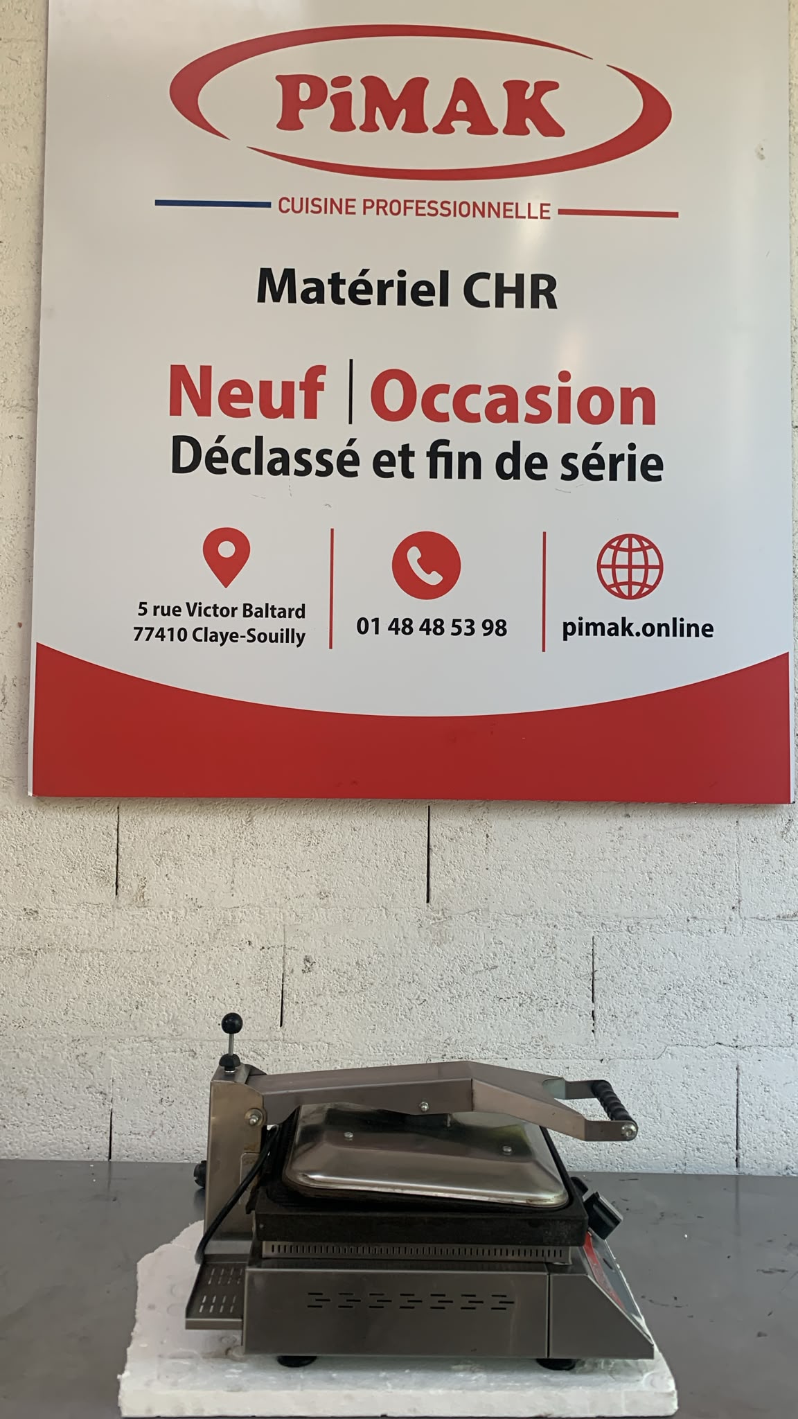 Grill panini professionnel EGS – ET-40