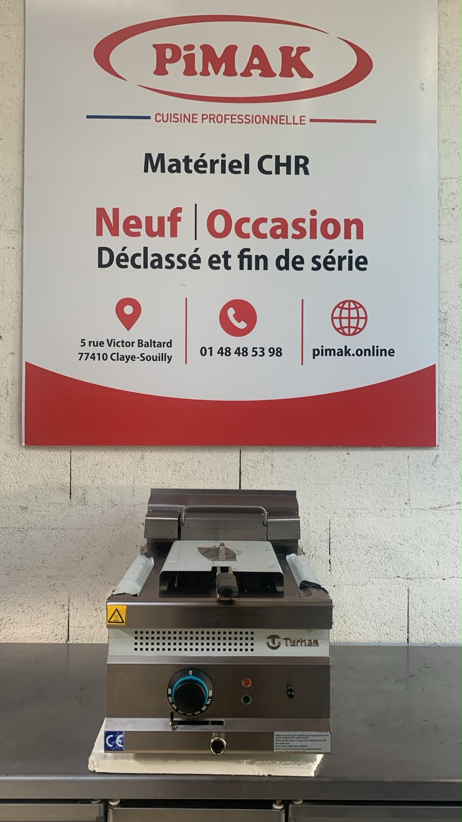 Friteuse électrique Turhan Çelik TC.7FE400 – 12 L
