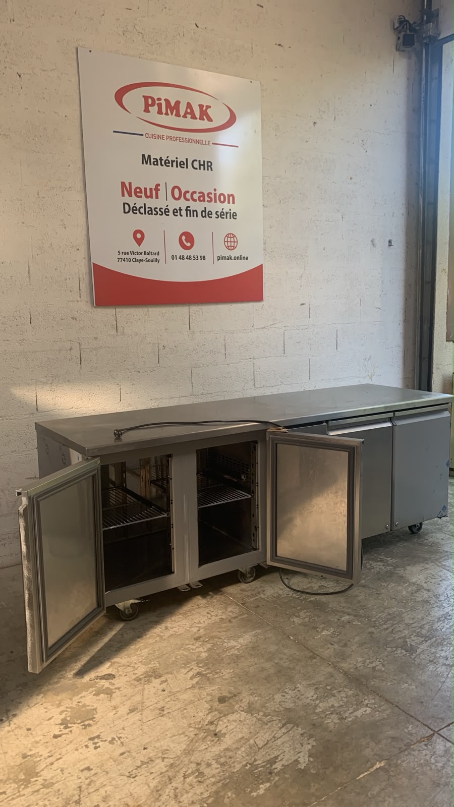 Table réfrigérée négative Polar Série U 4 portes – 632 L – UA075