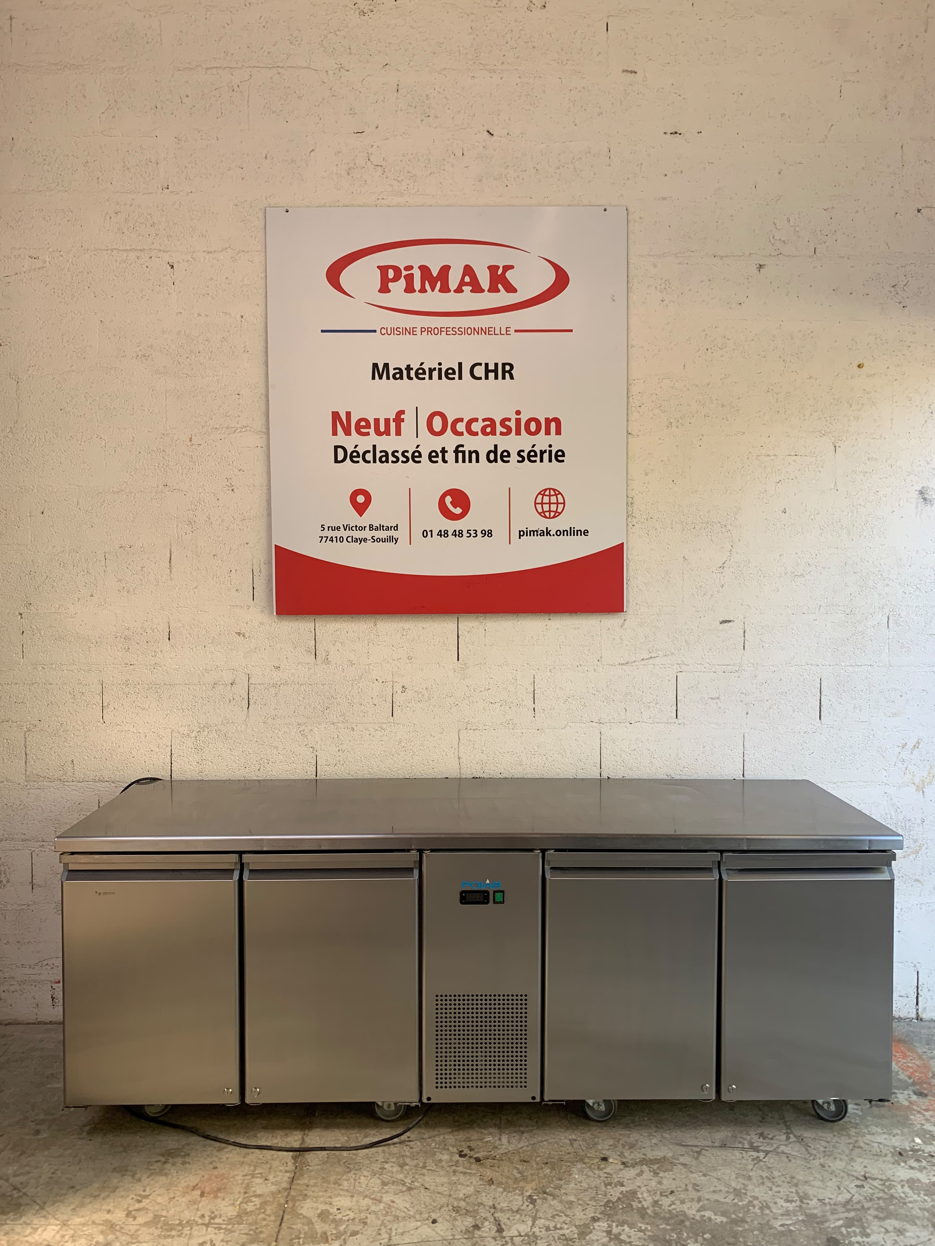 Table réfrigérée négative 4 portes 632 L – Polar Série U