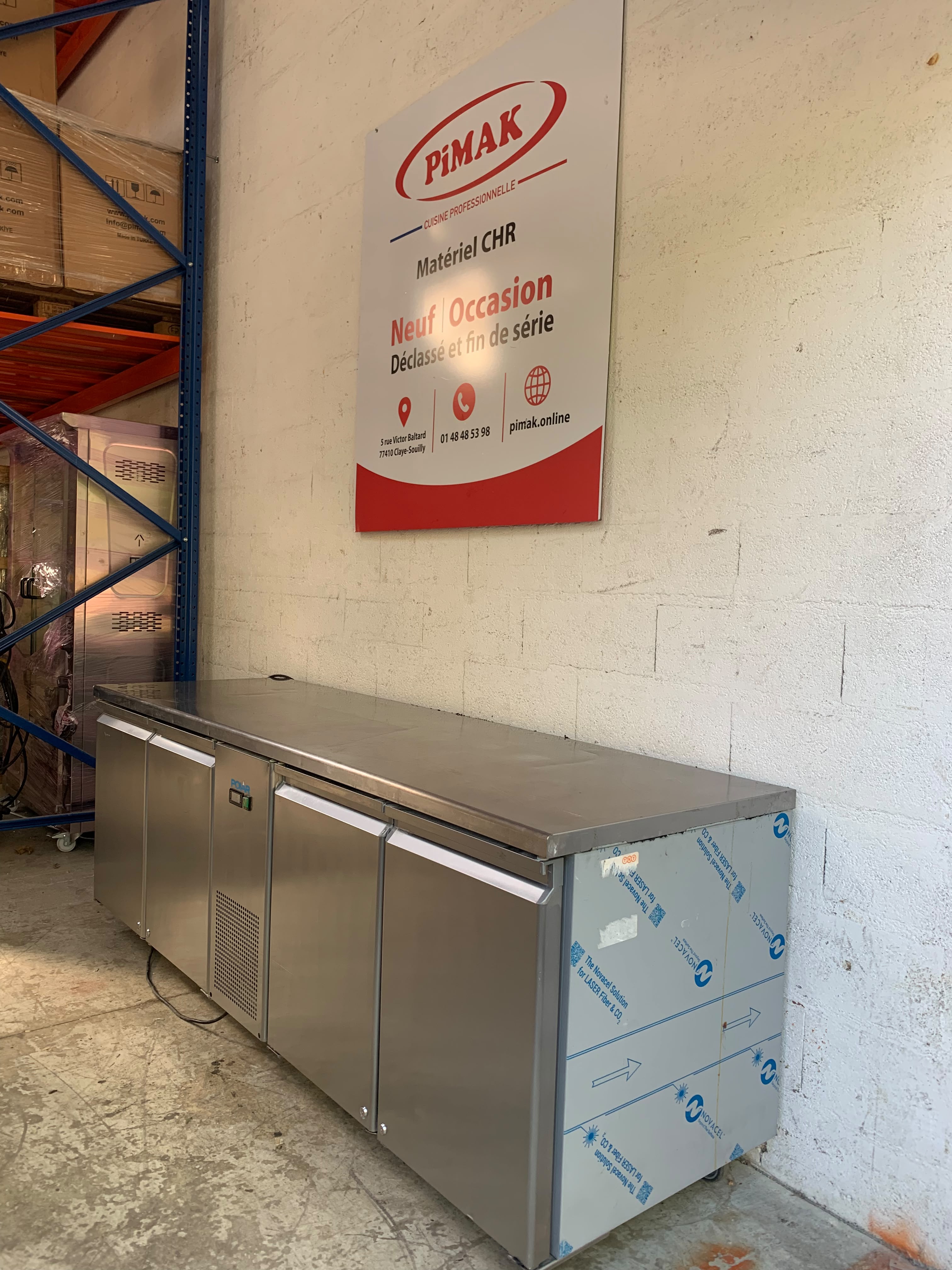 Table réfrigérée négative 4 portes 632 L – Polar Série U