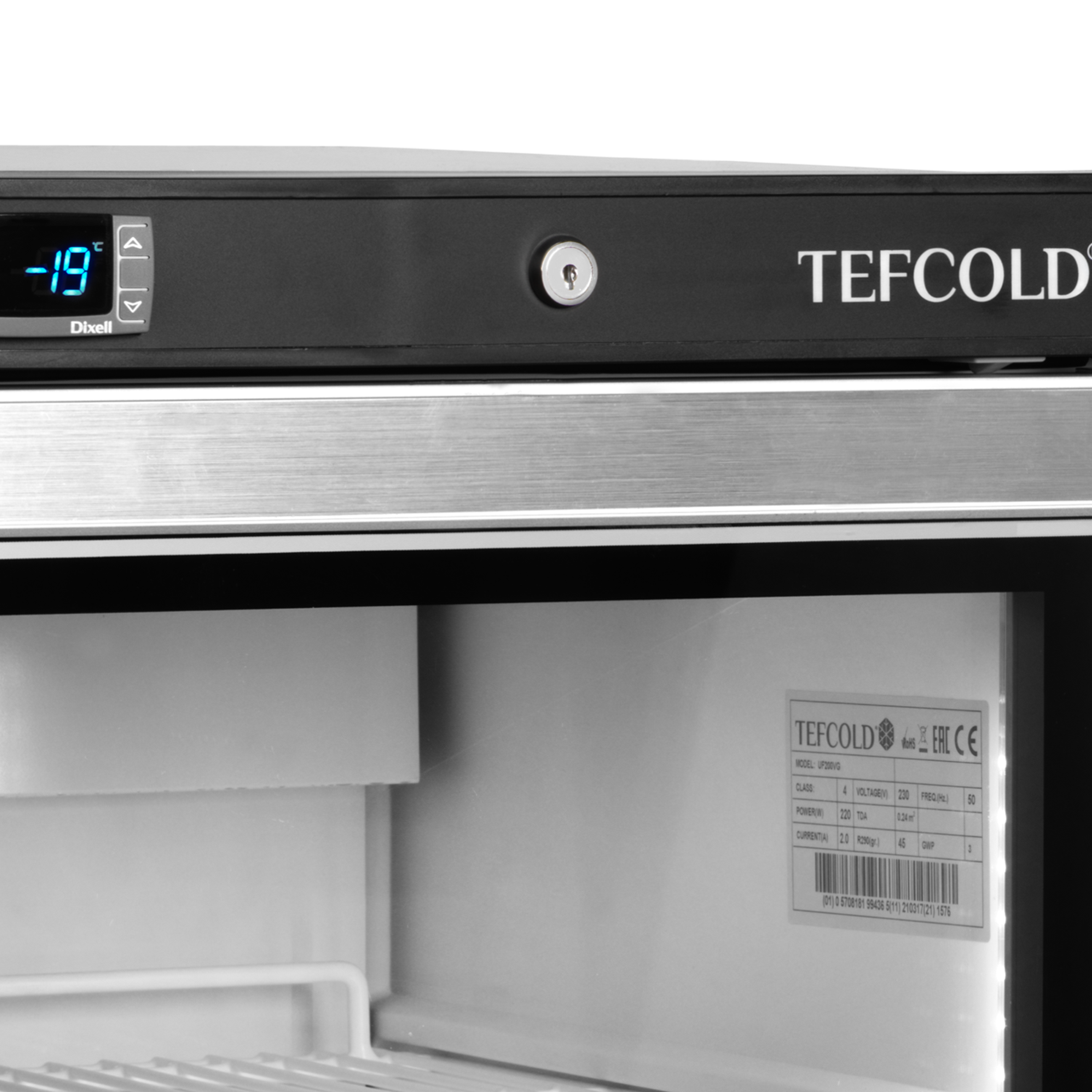 Congélateurs verticaux de vitrine TEFCOLD-UF200VG