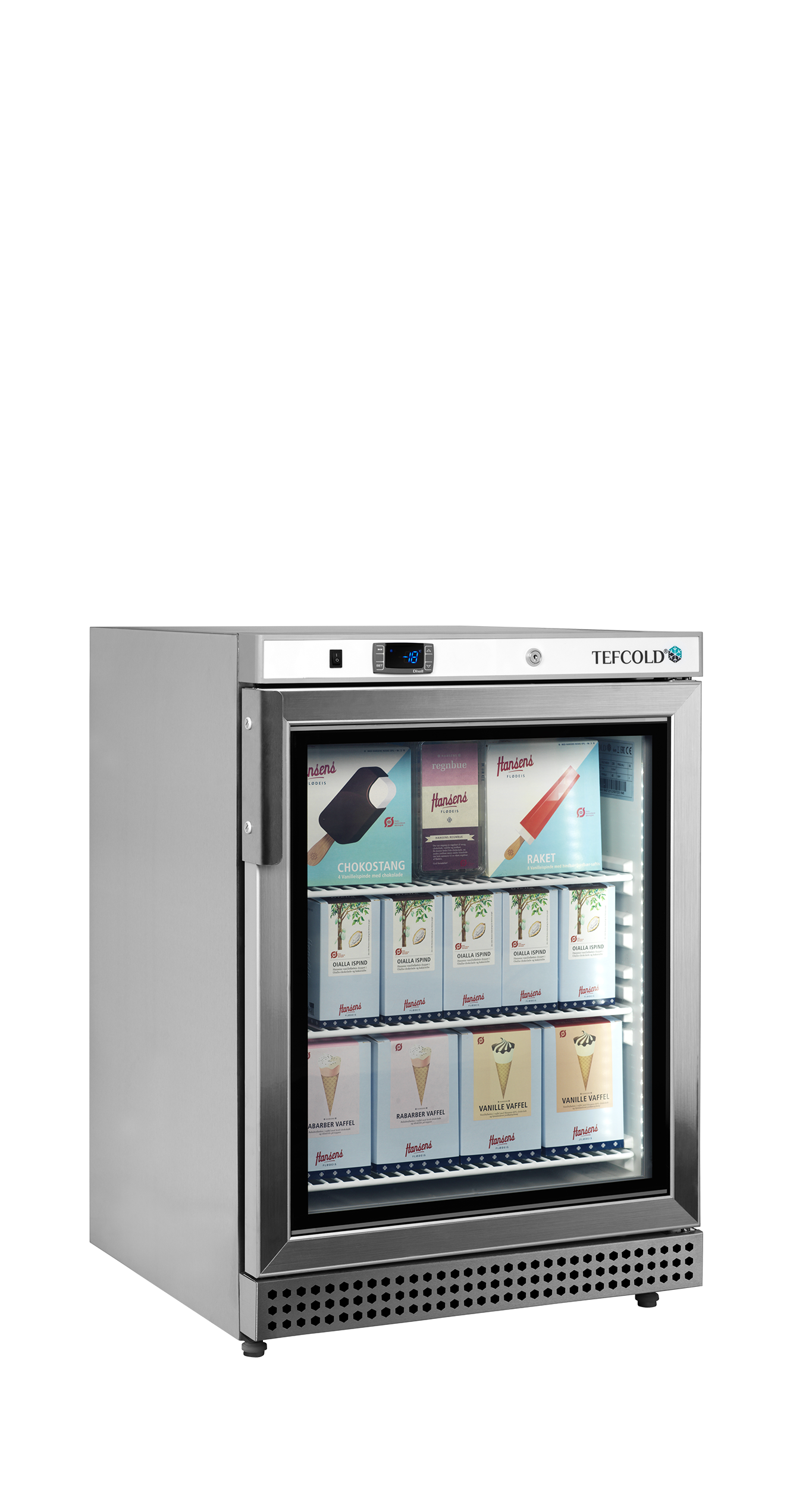 Congélateurs verticaux de vitrine TEFCOLD-UF200VSG
