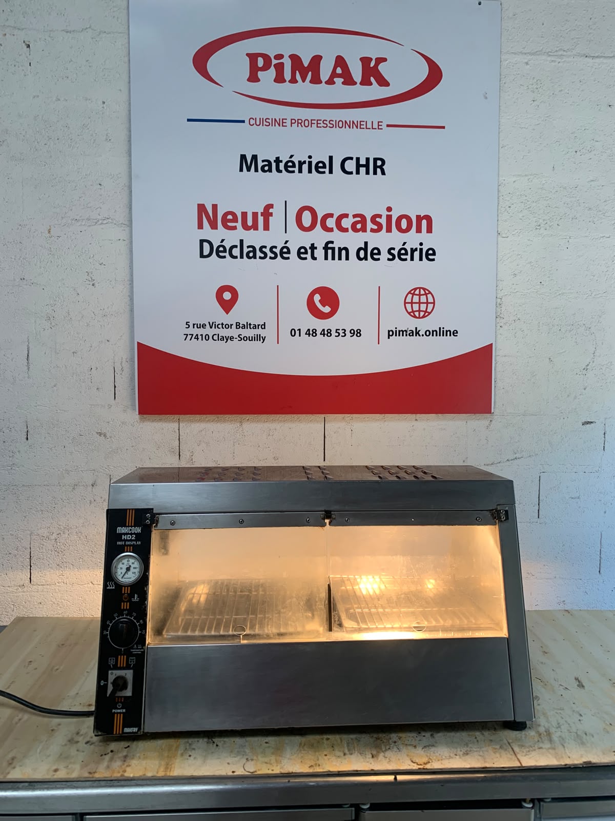 Vitrine de maintien au chaud – MAKFRY – HD2