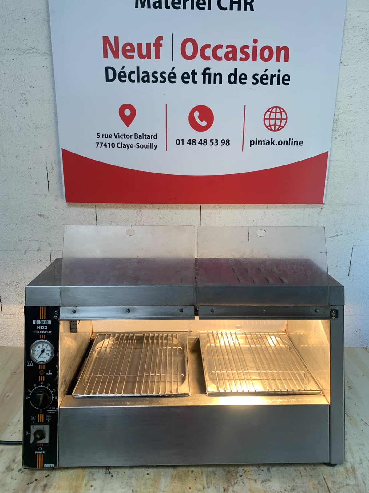 Vitrine de maintien au chaud – MAKFRY – HD2