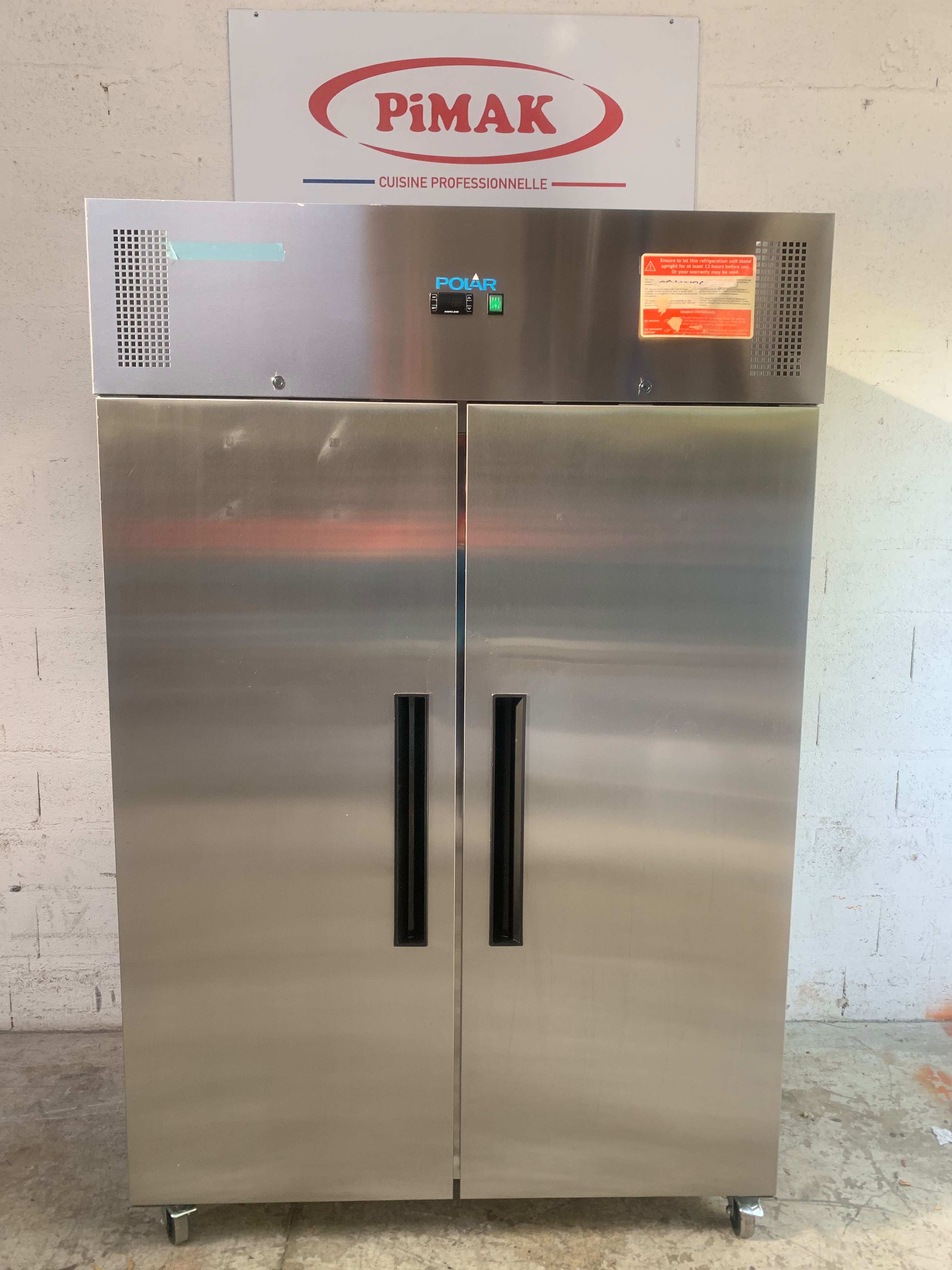 OCCAS6:Armoire réfrigérée positive à air forcé double porte Polar série G 1200L PG594