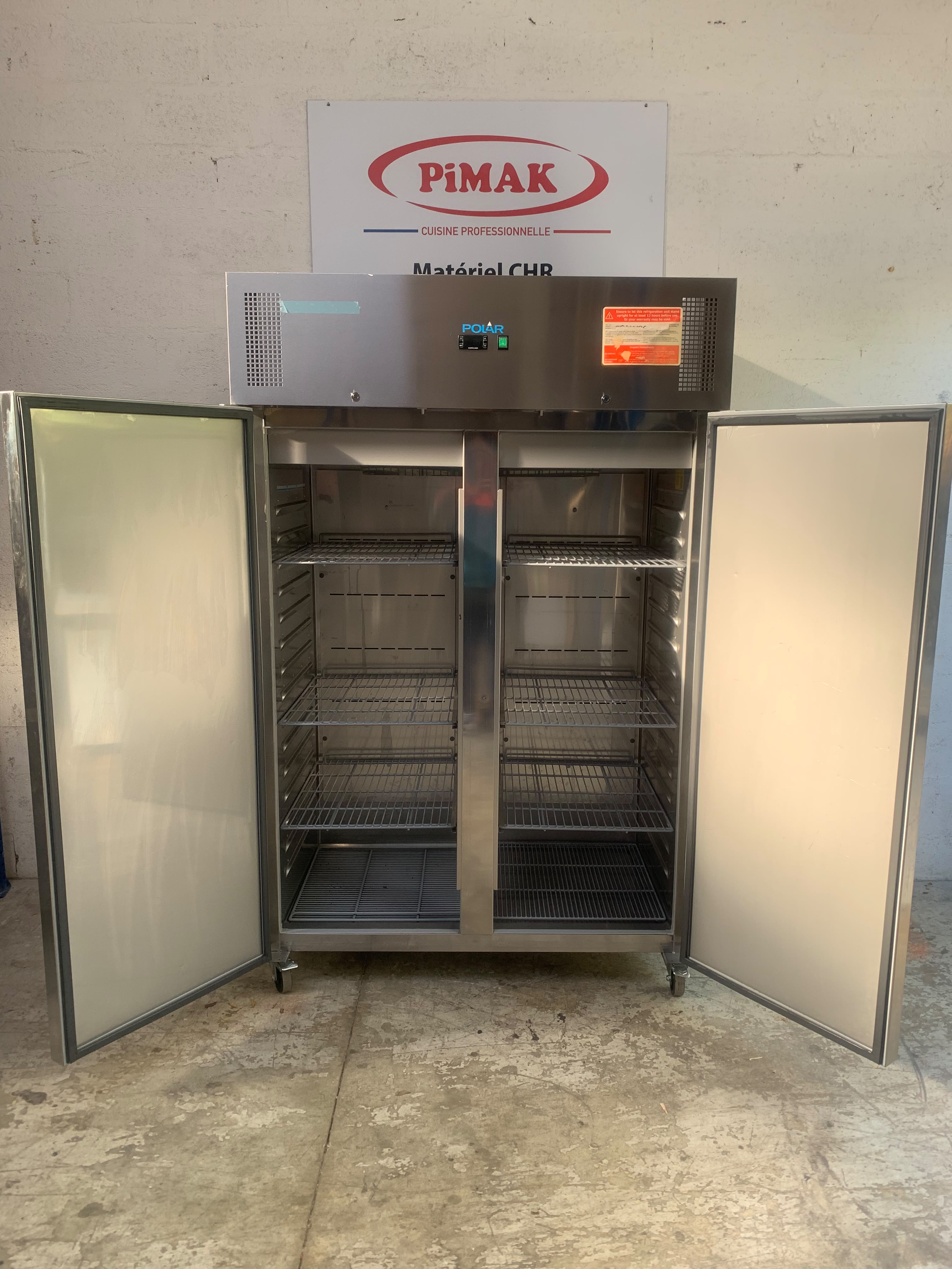 OCCAS6:Armoire réfrigérée positive à air forcé double porte Polar série G 1200L PG594