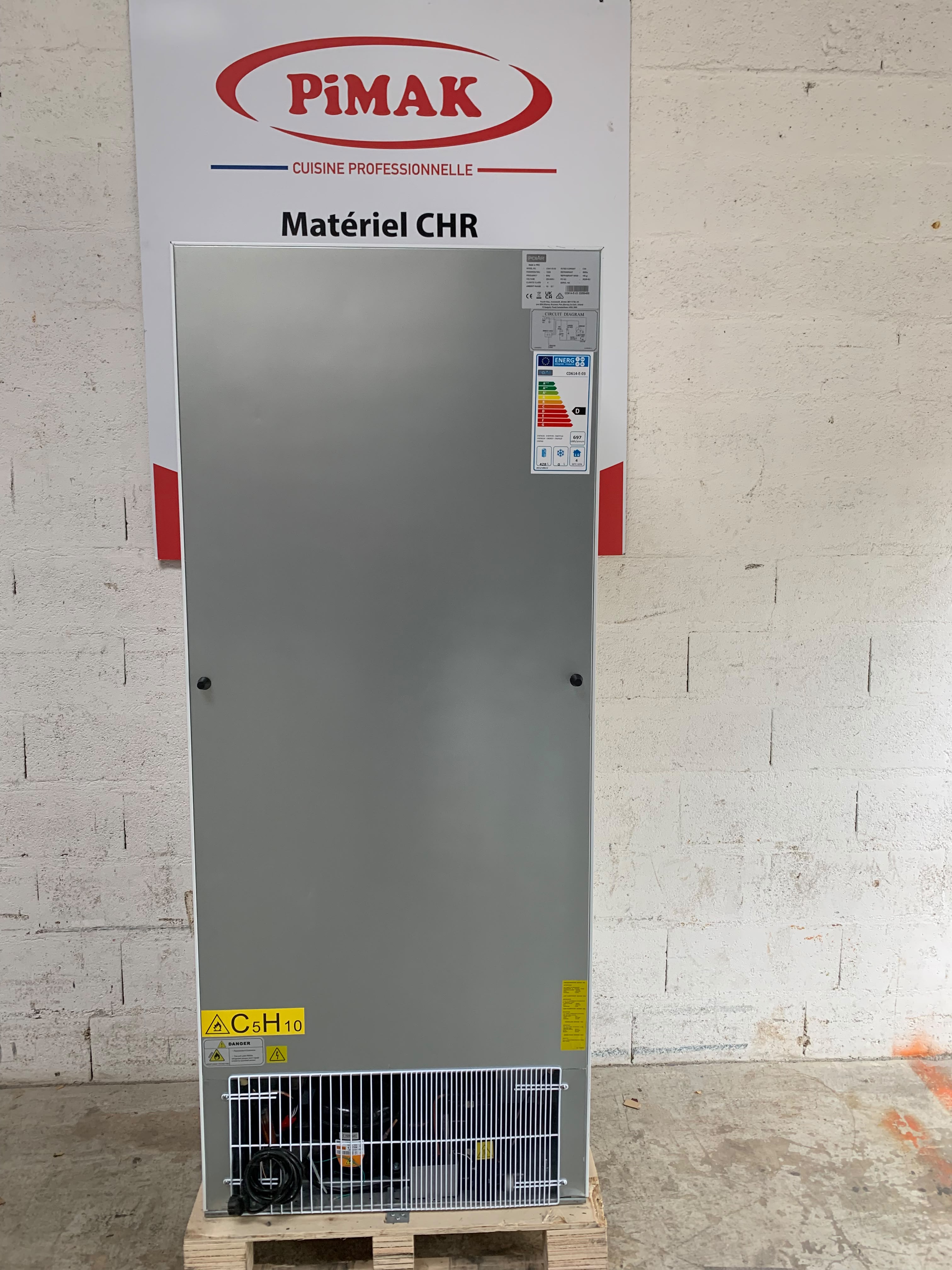 OCCAS9:Armoire réfrigérée positive Polar Série C blanche 600L PC005 EX CD614