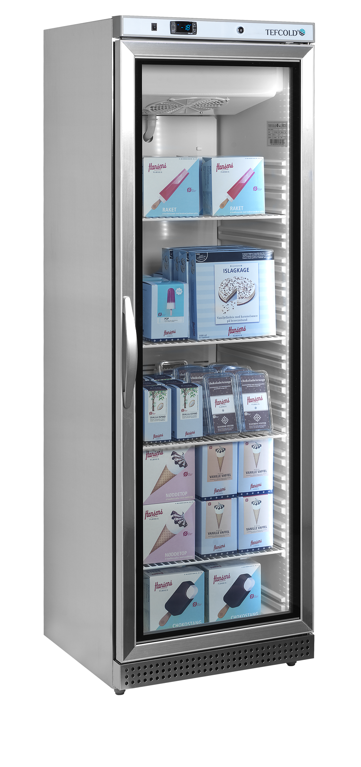 Armoire refrigérée porte vitrée negative TEFCOLD-UF400VSG