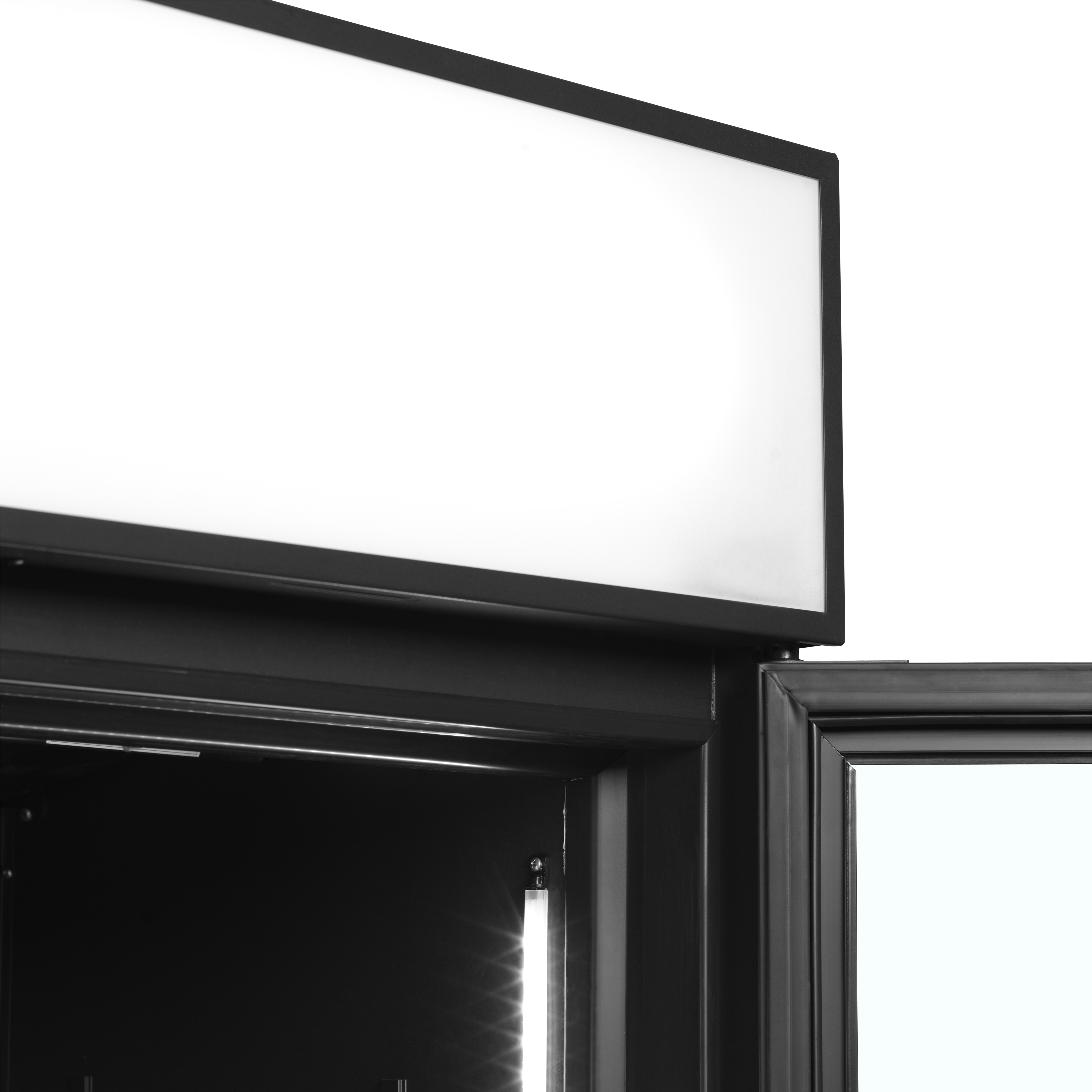 Vitrine réfrigérée noire TEFCOLD-FSC1000H BLACK