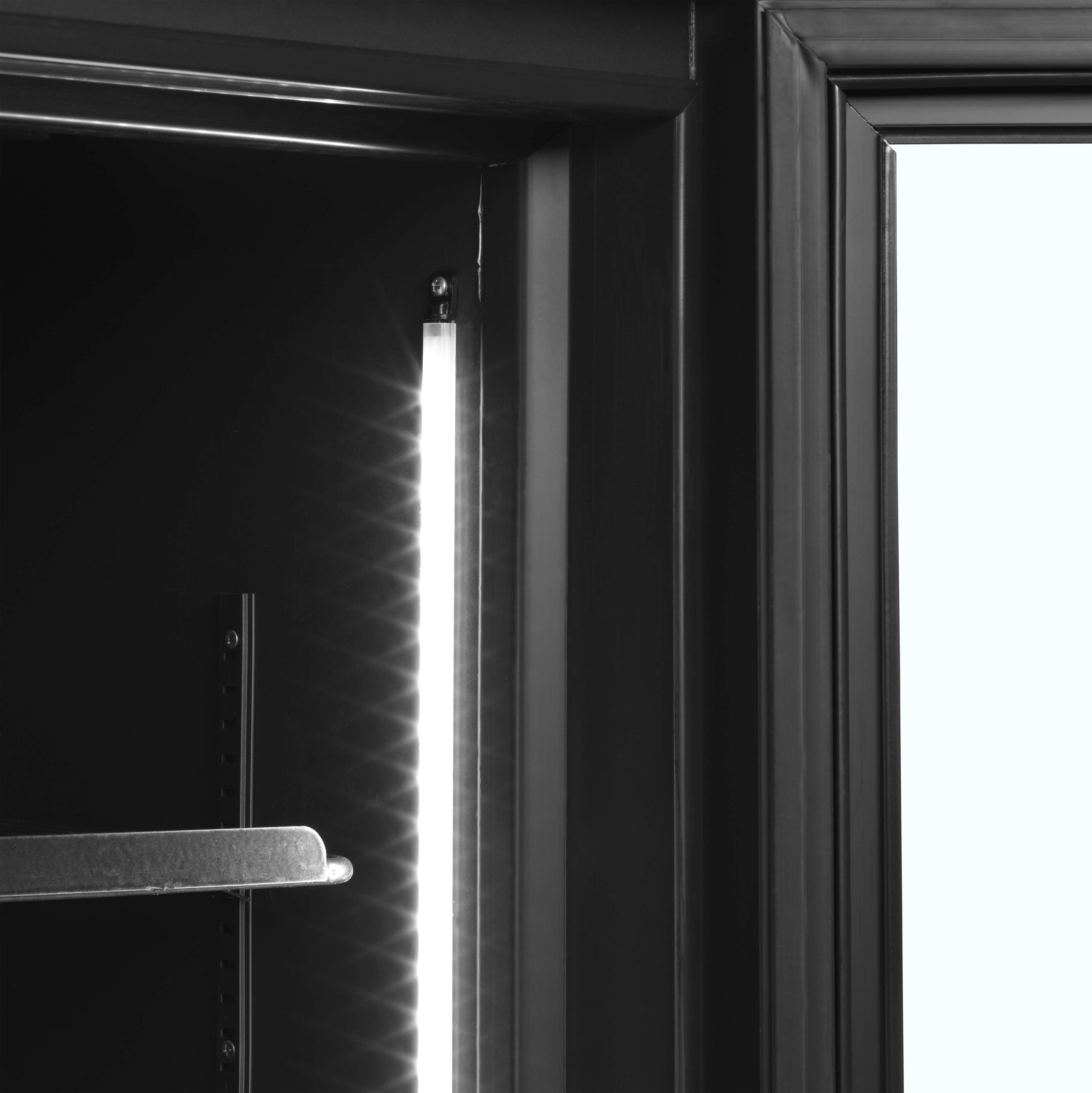 Vitrine réfrigérée noire TEFCOLD-FSC1200H BLACK