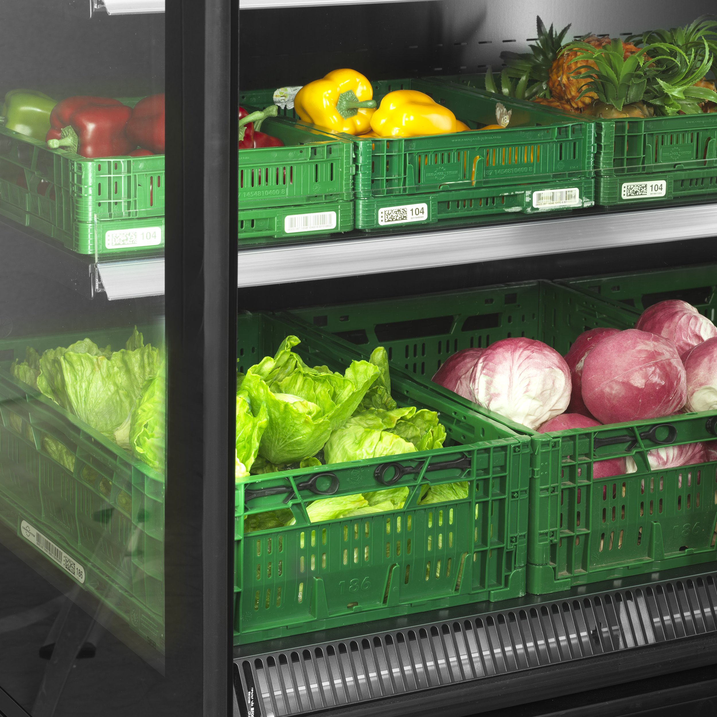 Vitrine réfrigérée pour supermarché à froid positif TEFCOLD-EXTRA1875CD