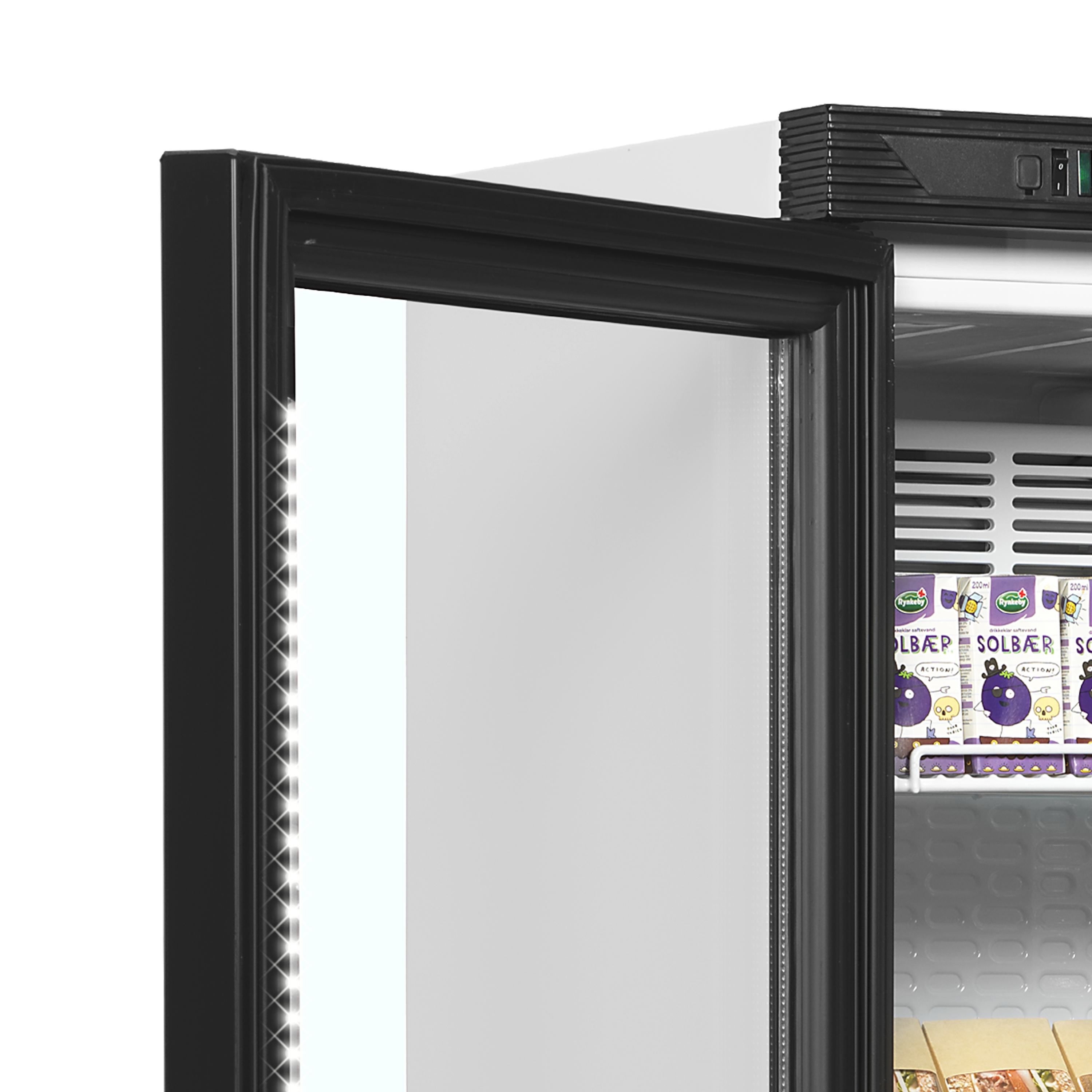 Réfrigérateur à boissons, charnières côté gauche TEFCOLD-CEV425 1 LED L/H