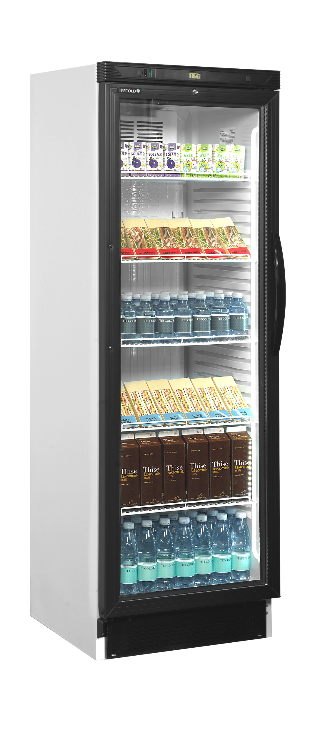 Armoire à boissons , charnières côté gauche TEFCOLD-CEV425 1 LED L/H