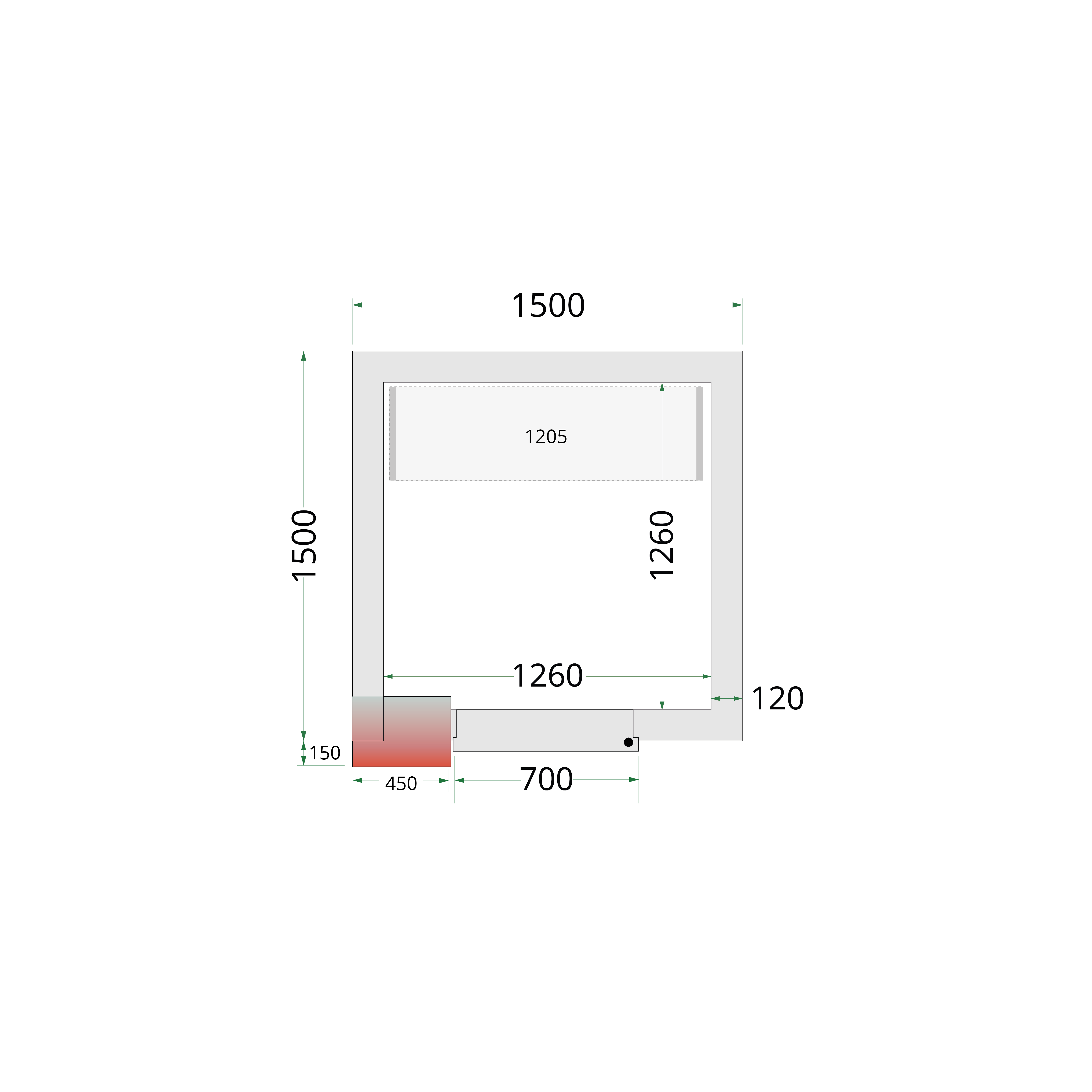 CRNF1515 TEFCOLD-Shelf Rack System Kit