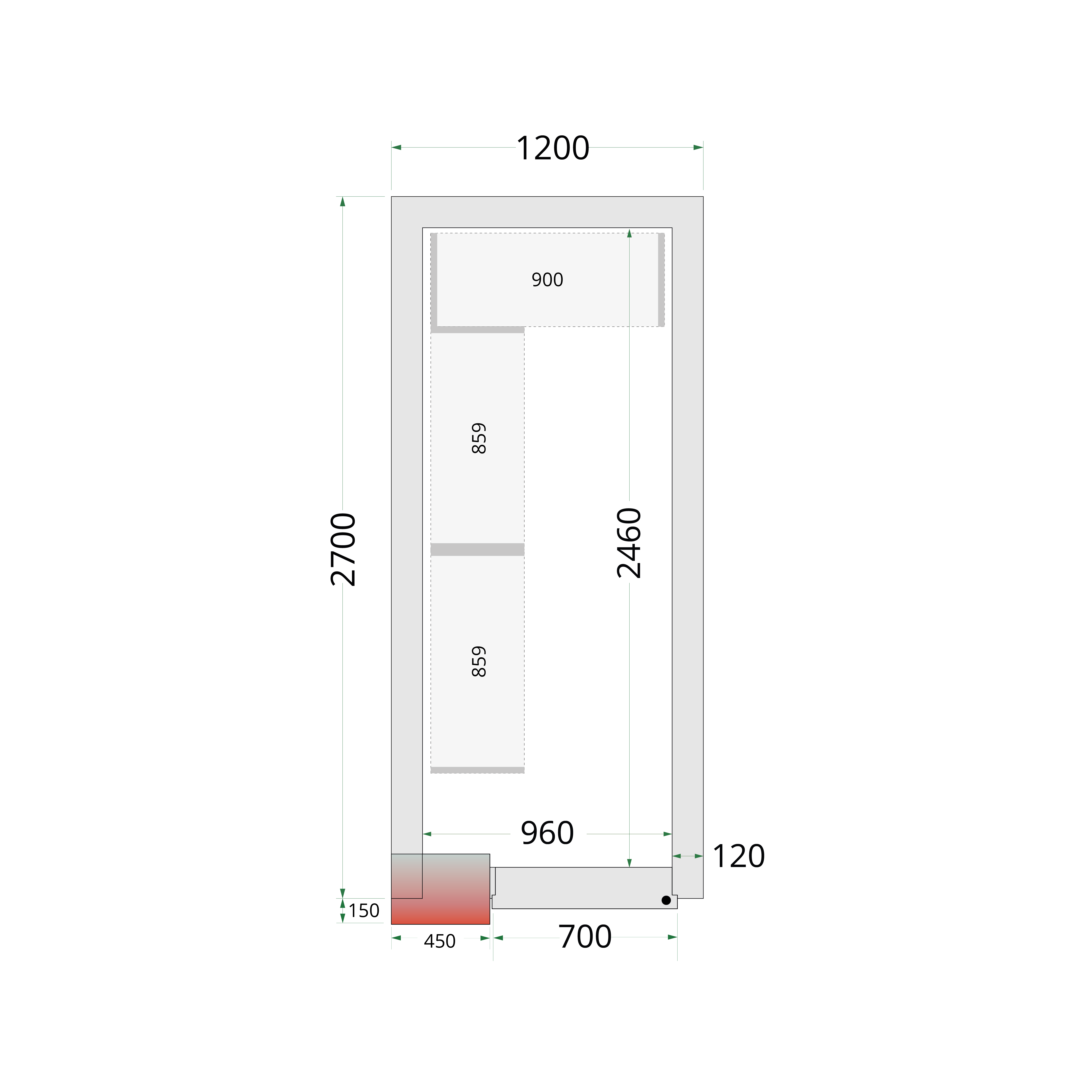 CRNF1227 TEFCOLD-Shelf Rack System Kit