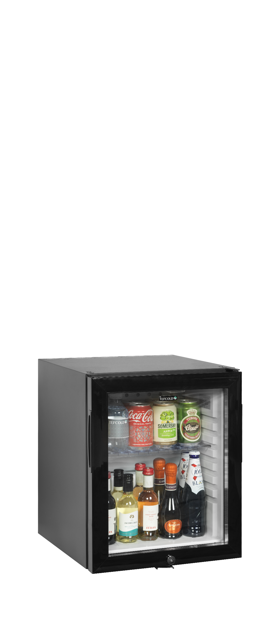Réfrigérateur minibar à porte vitrée TEFCOLD-TM35GC