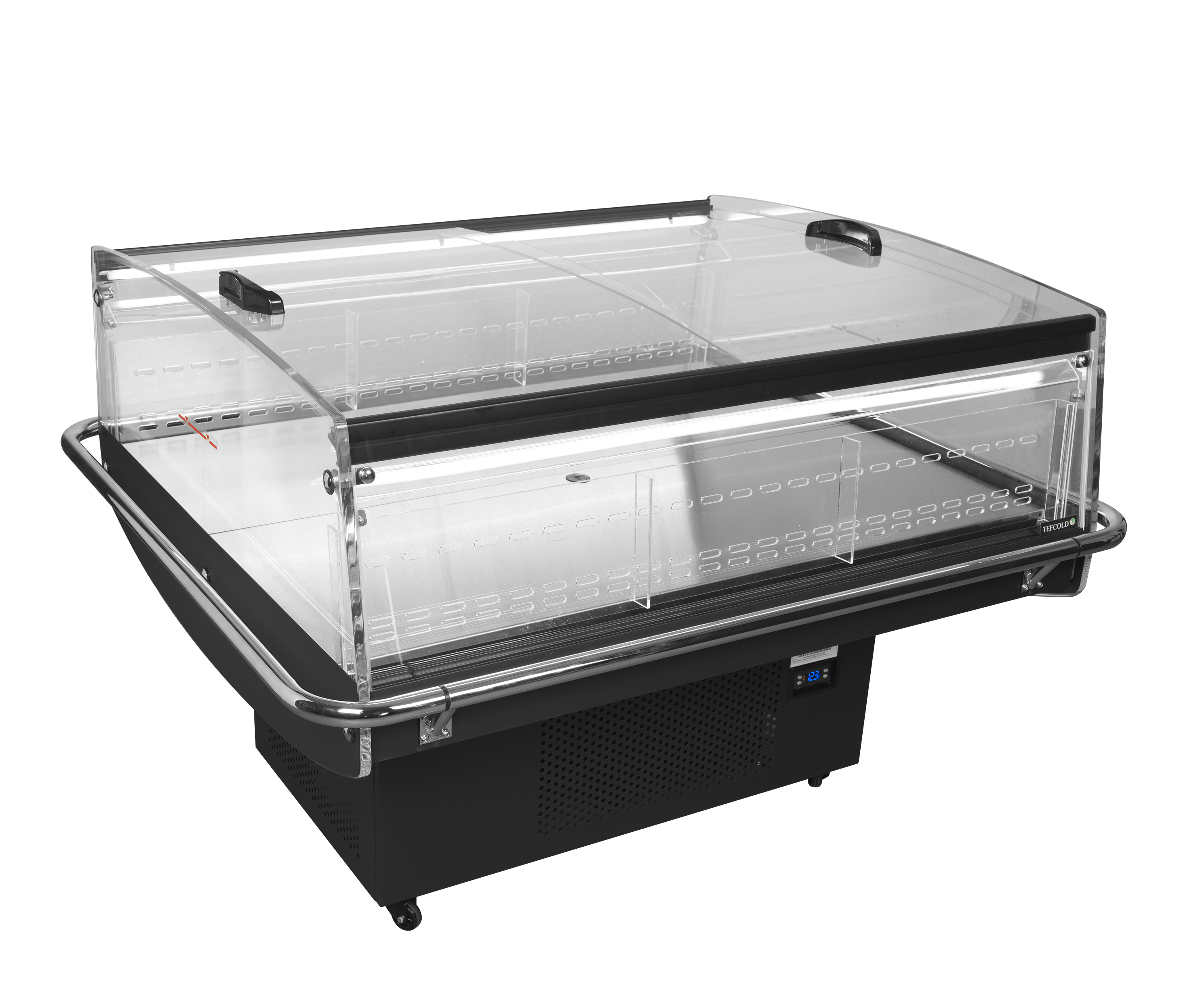 Réfrigérateur noir pour achats impulsifs TEFCOLD-PDC126 VS SL LED