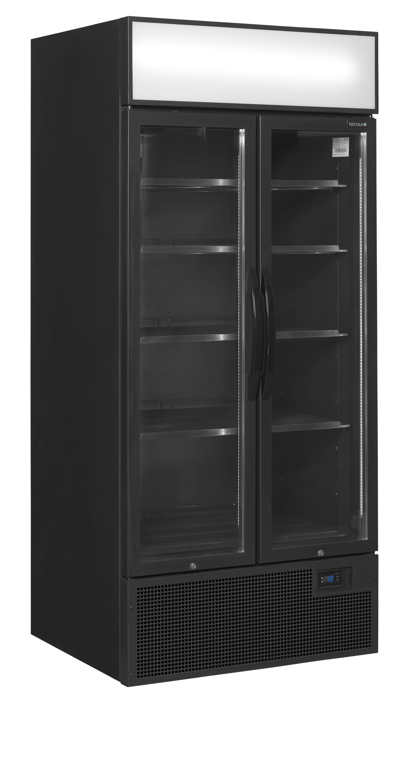 Vitrine réfrigérée noire TEFCOLD-FSC891H Black