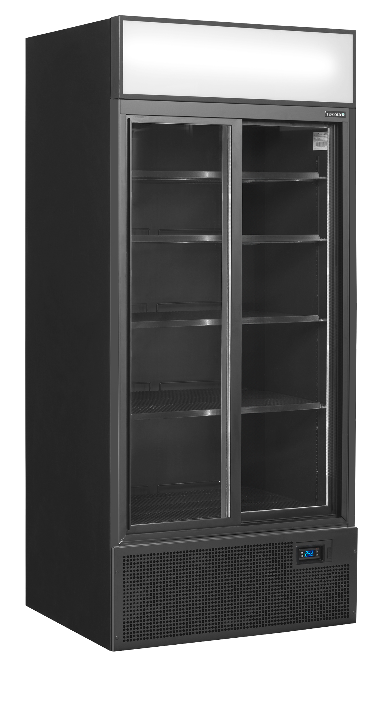 Vitrine réfrigérée noire TEFCOLD-FSC891S Black