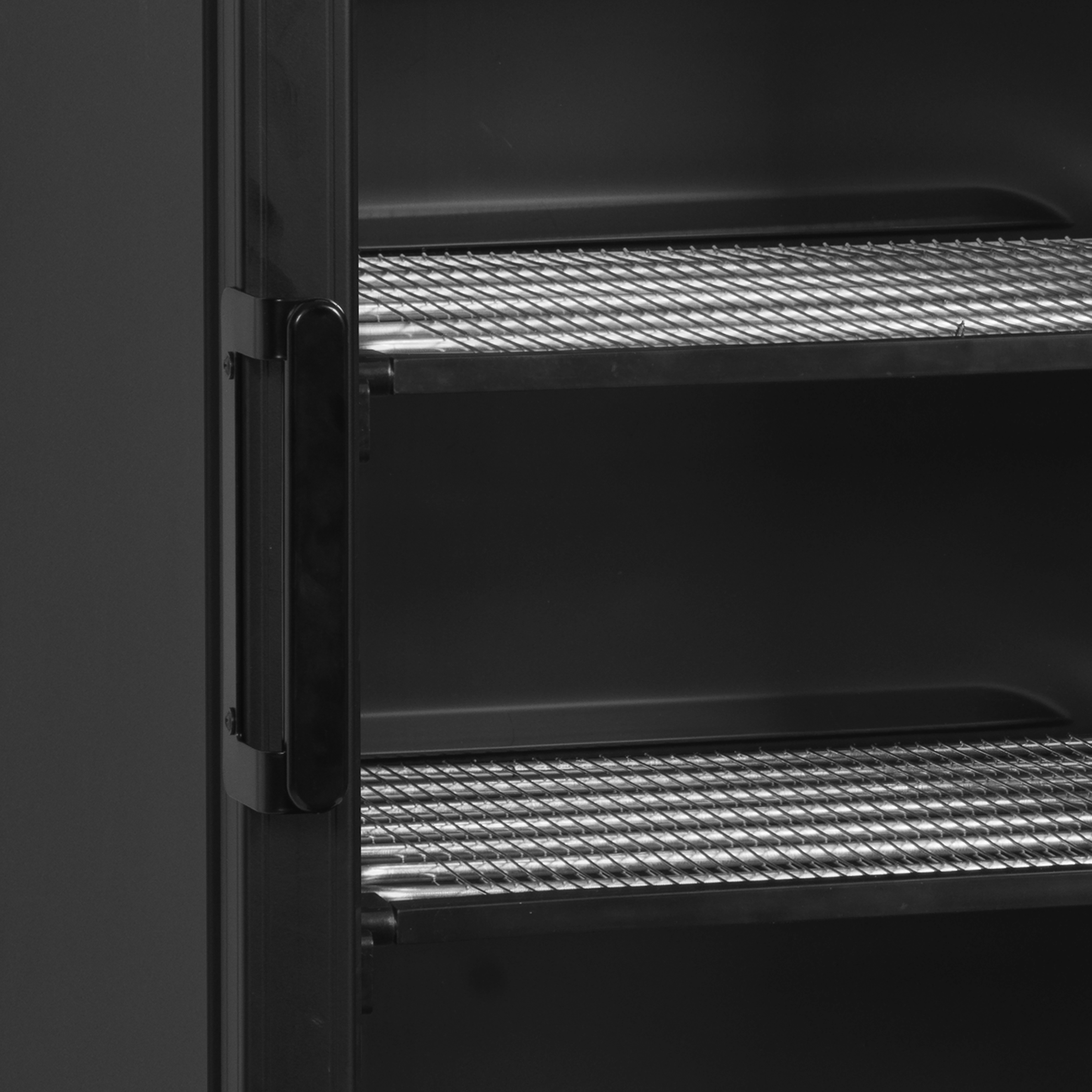 Congélateur vitré noir TEFCOLD-UFSC371GCP Black