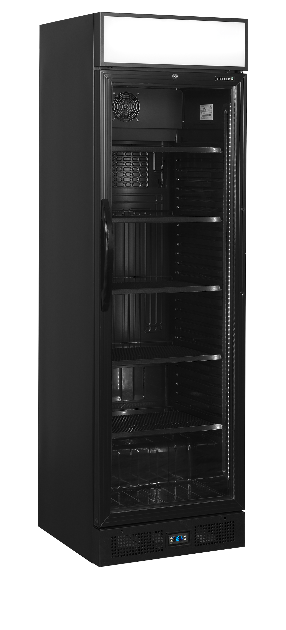 Réfrigérateur à boissons noir TEFCOLD-CEV435CP BLACK