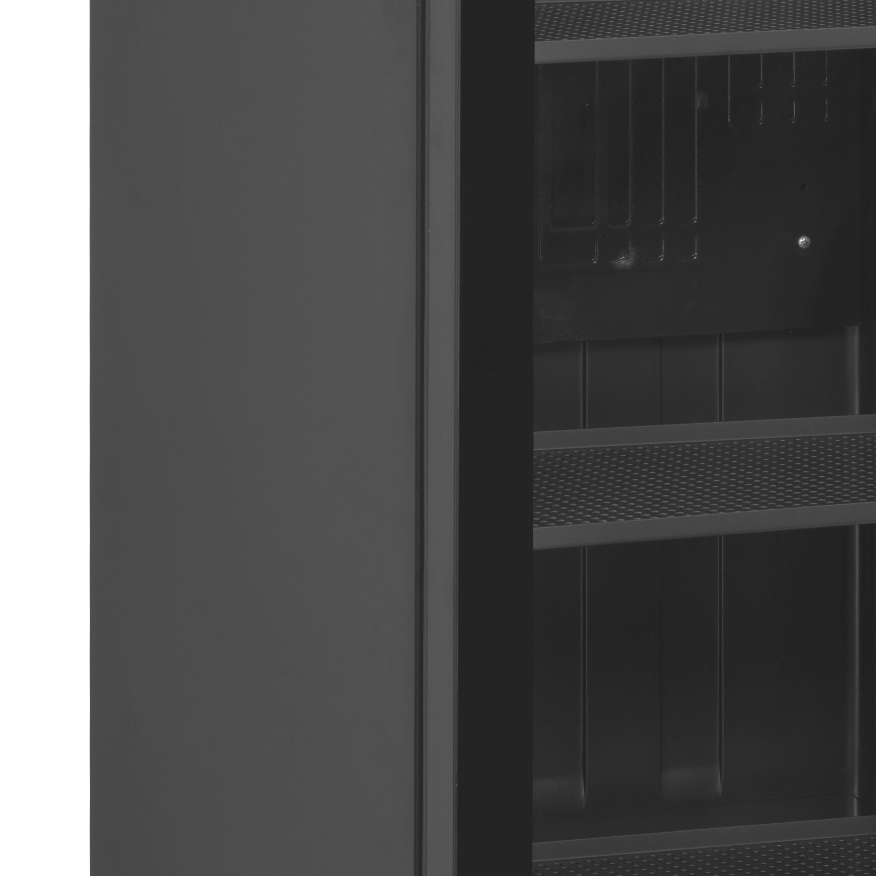 Vitrine réfrigérée noire TEFCOLD-SCU1425 FRAMELESS