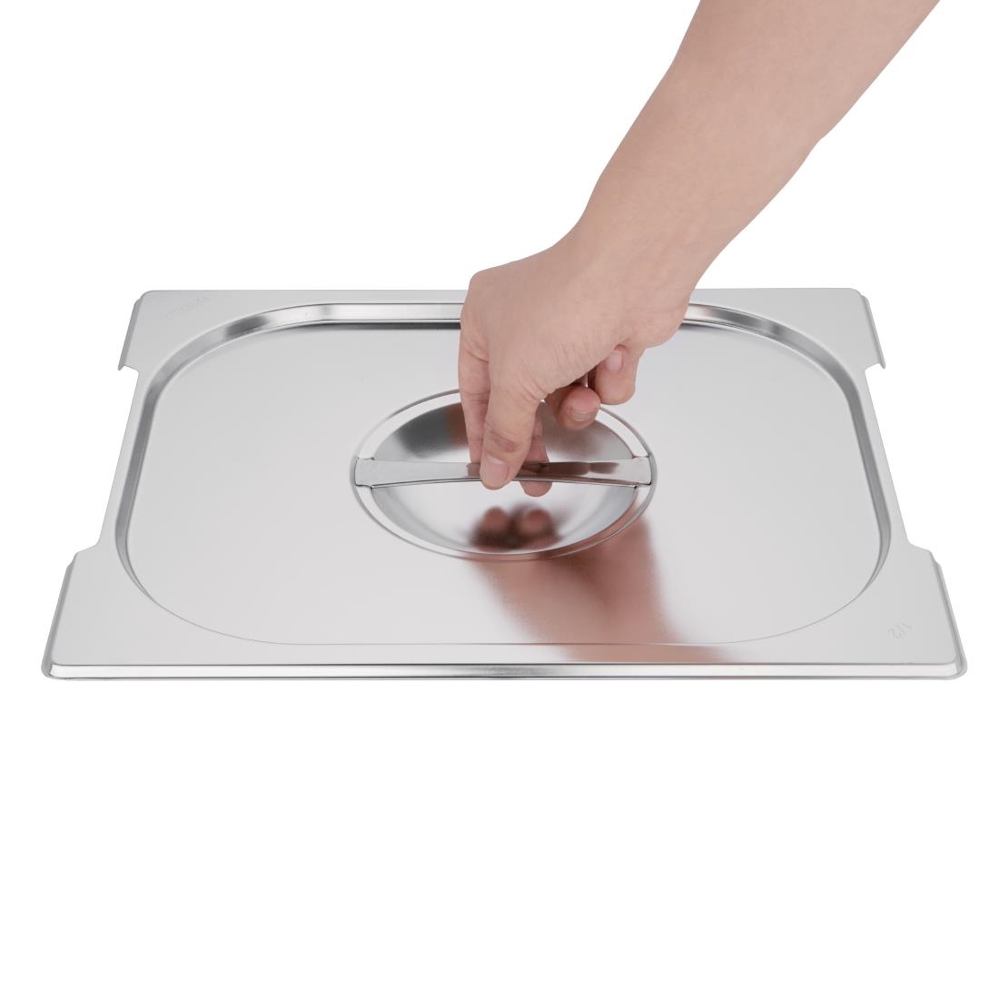 Couvercle inox GN 1/2 avec poignée Vogue CB185